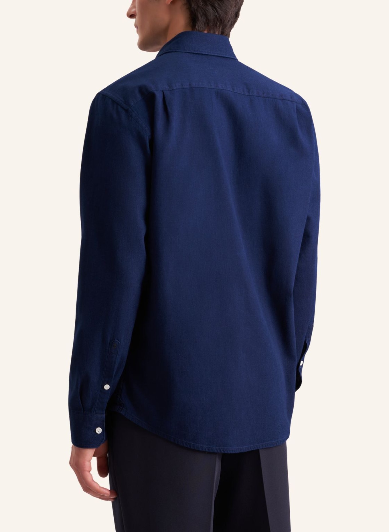 seidensticker Casual Hemd Regular Fit: DUNKELBLAU