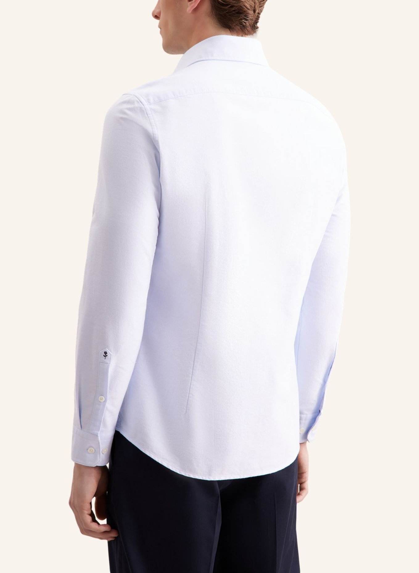 seidensticker Casual Hemd Slim Fit: HELLBLAU