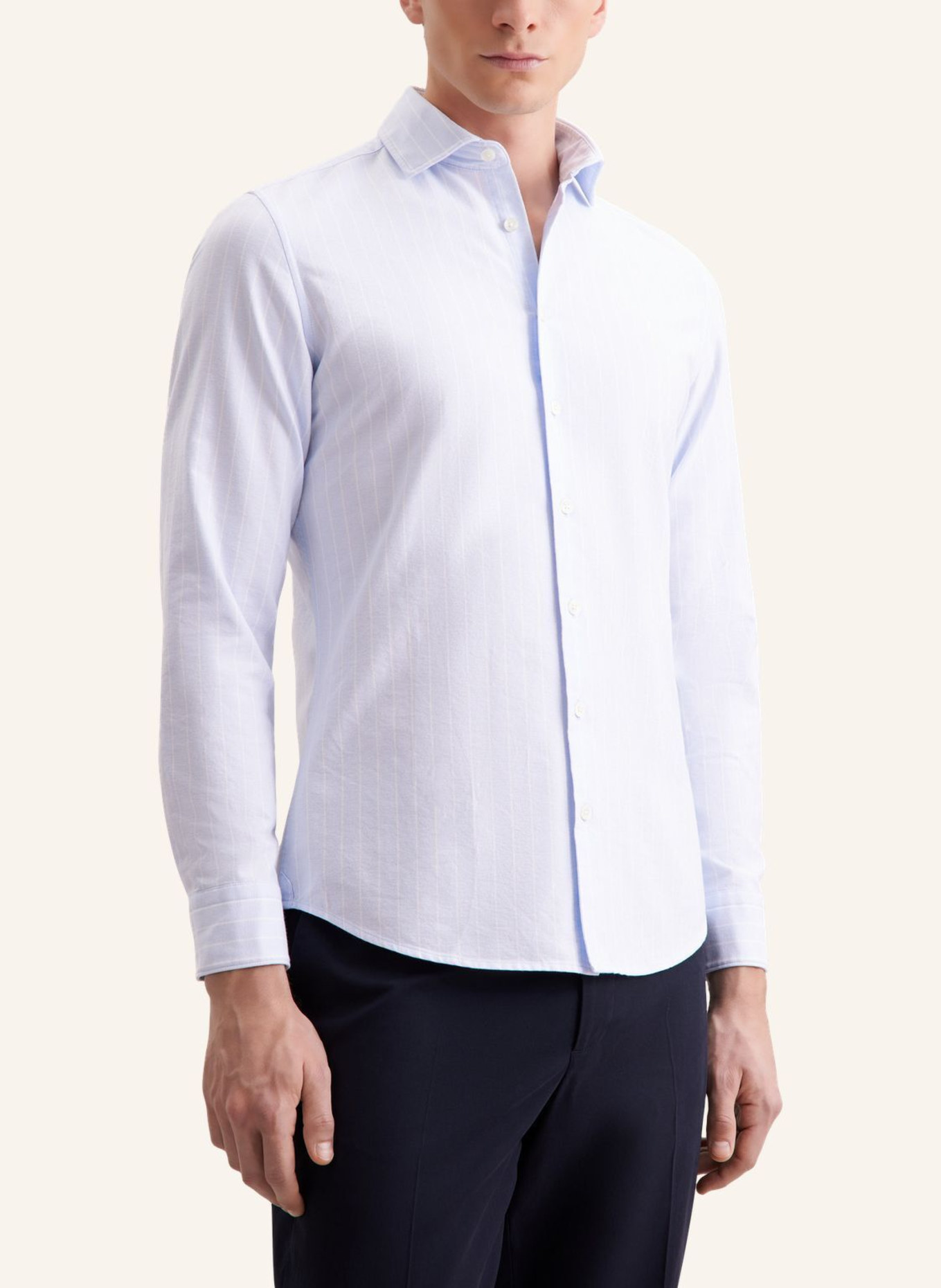 seidensticker Casual Hemd Slim Fit: HELLBLAU