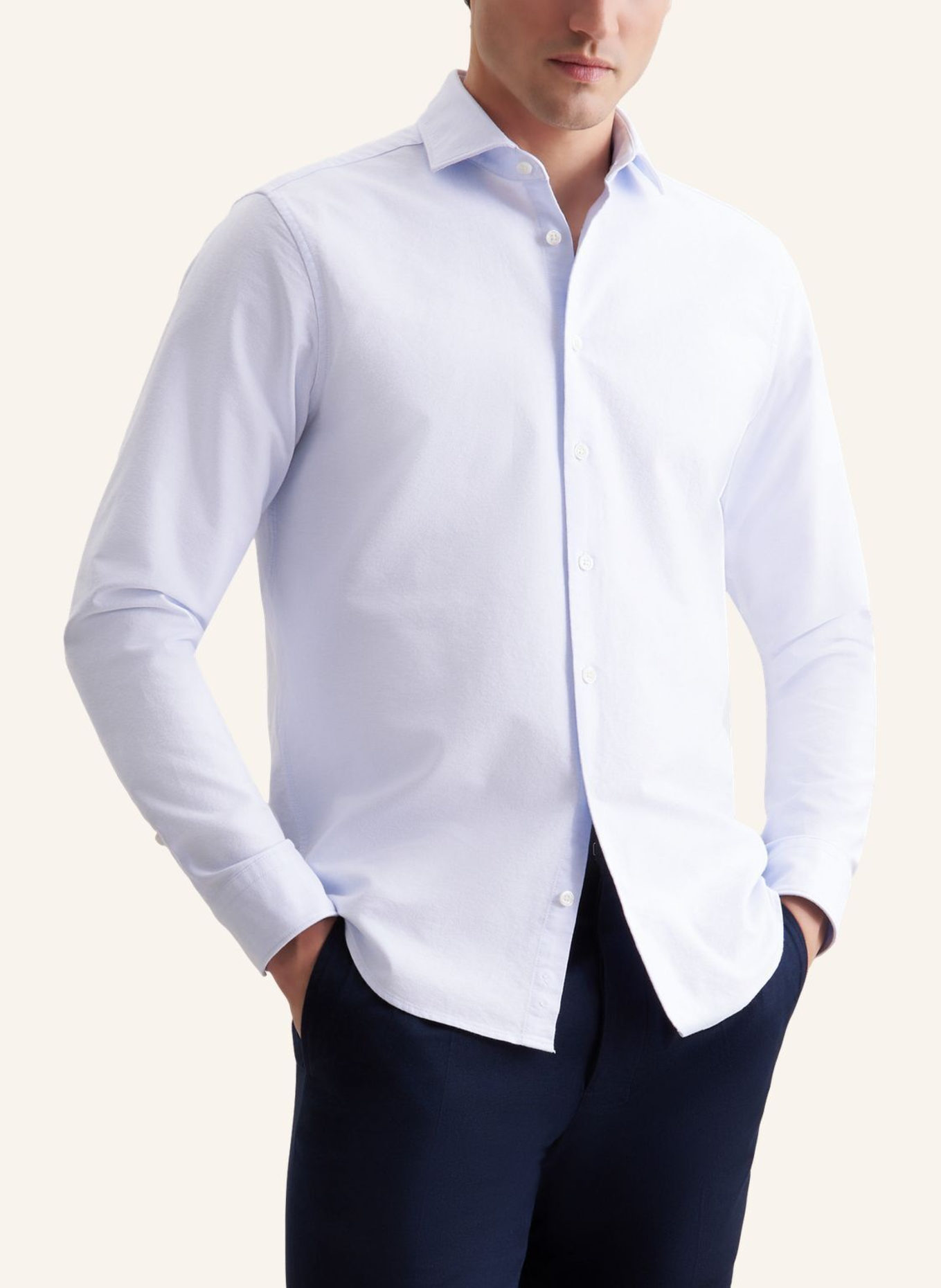 seidensticker Casual Hemd Regular Fit: HELLBLAU