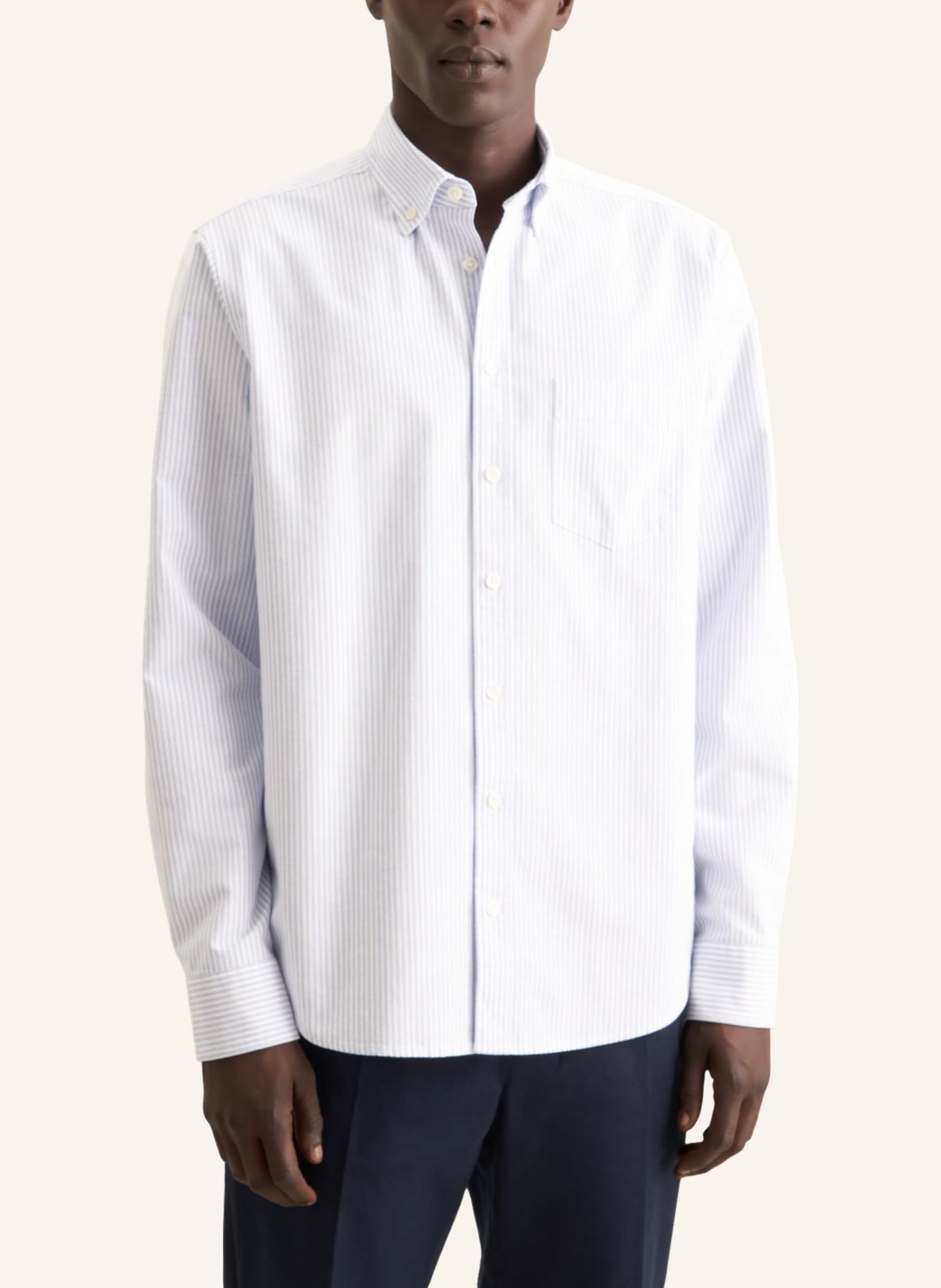 seidensticker Casual Hemd Regular Fit: BLAU