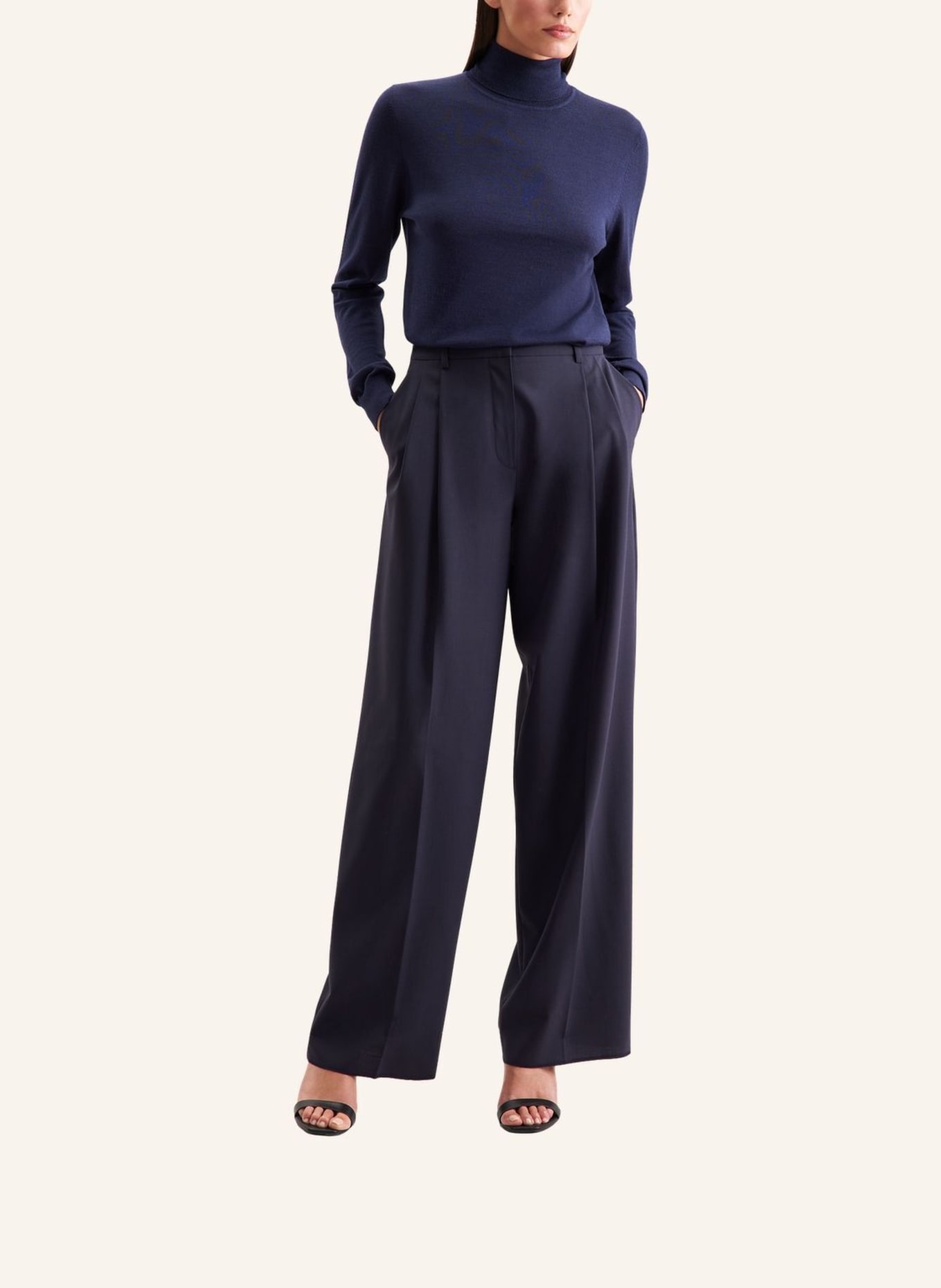 seidensticker Stoffhose: DUNKELBLAU