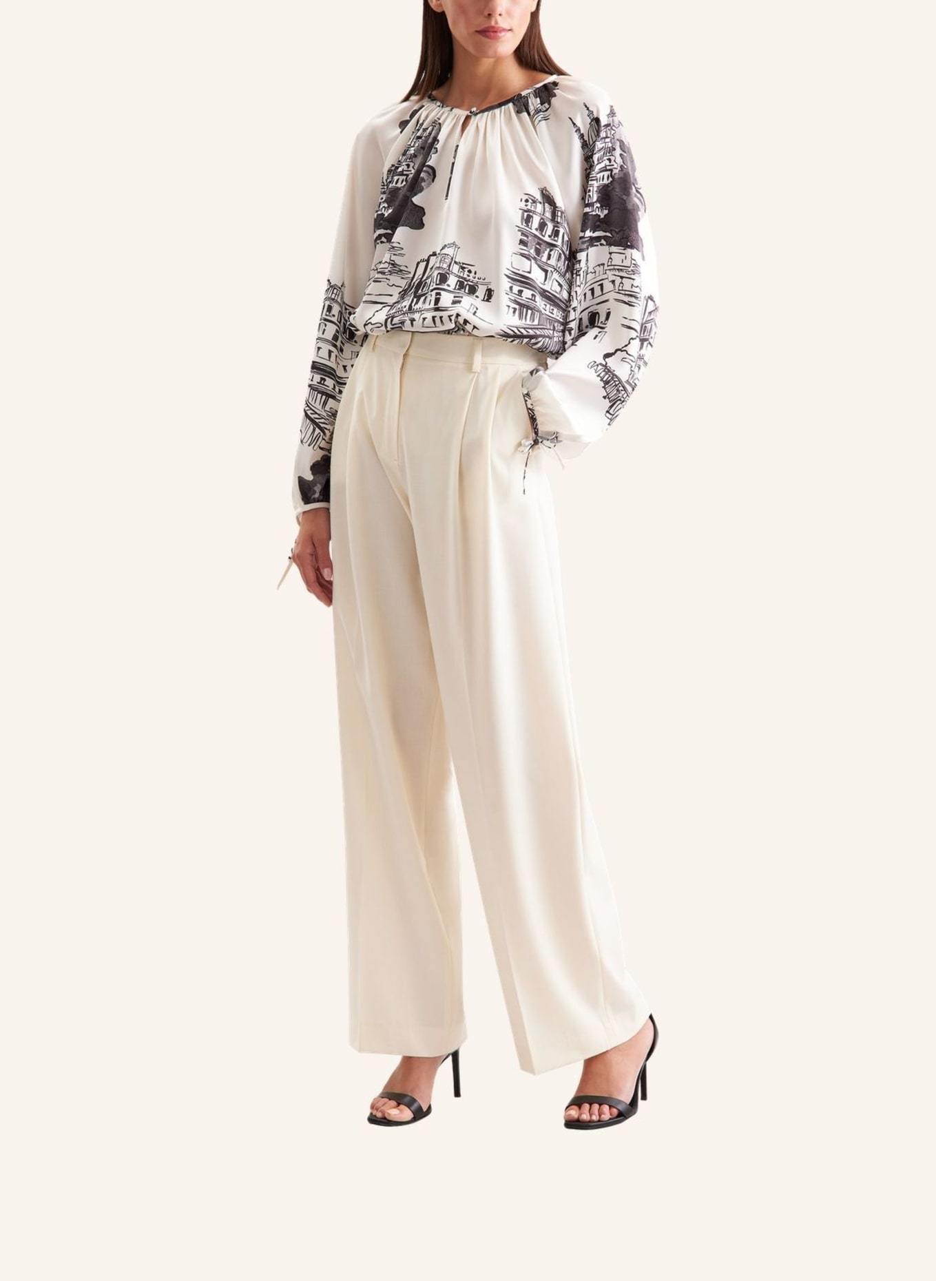 seidensticker Stoffhose: ECRU