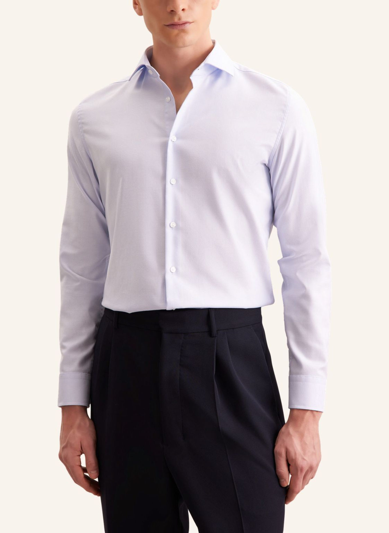 seidensticker Business Hemd Shaped Fit: HELLBLAU