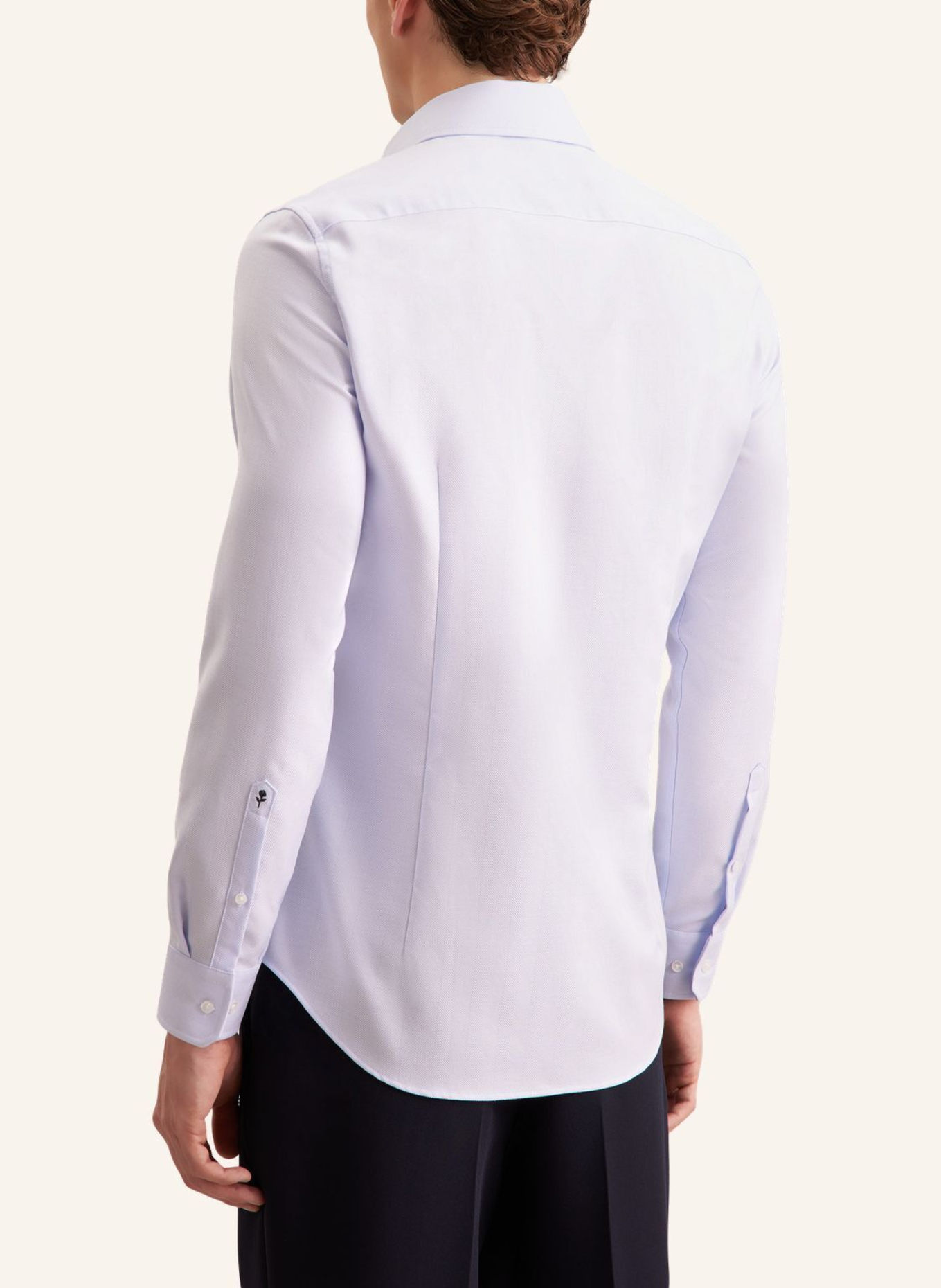 seidensticker Business Hemd Shaped Fit: HELLBLAU