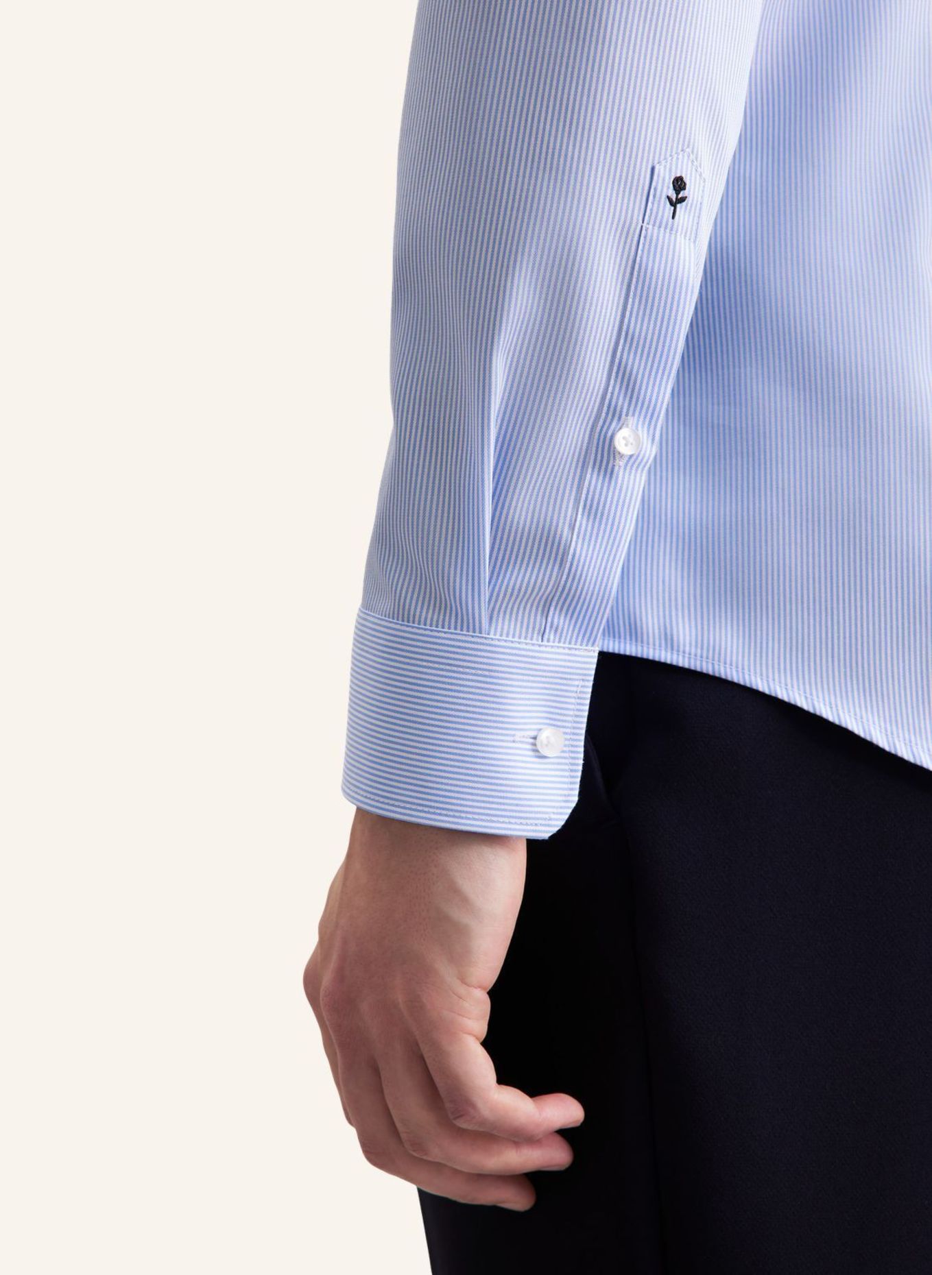 seidensticker Business Hemd Slim Fit: BLAU