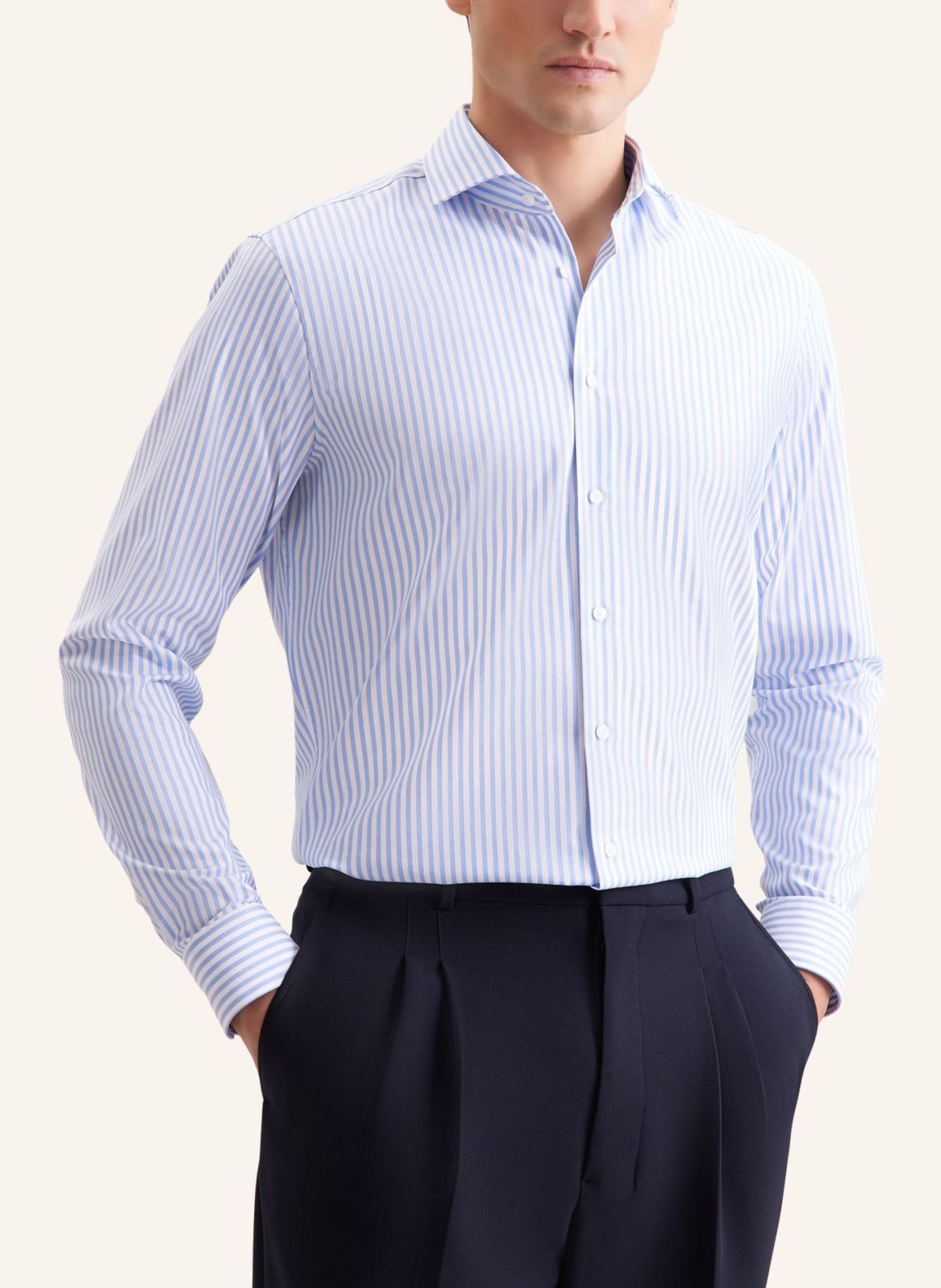 seidensticker Business Hemd Comfort Fit: BLAU