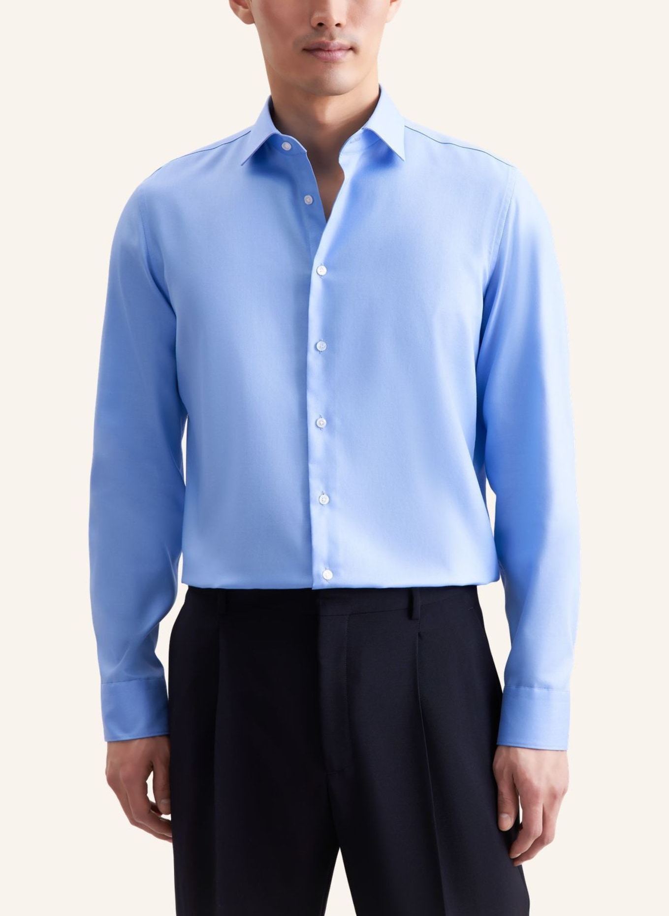 seidensticker Business Hemd Shaped Fit: BLAU