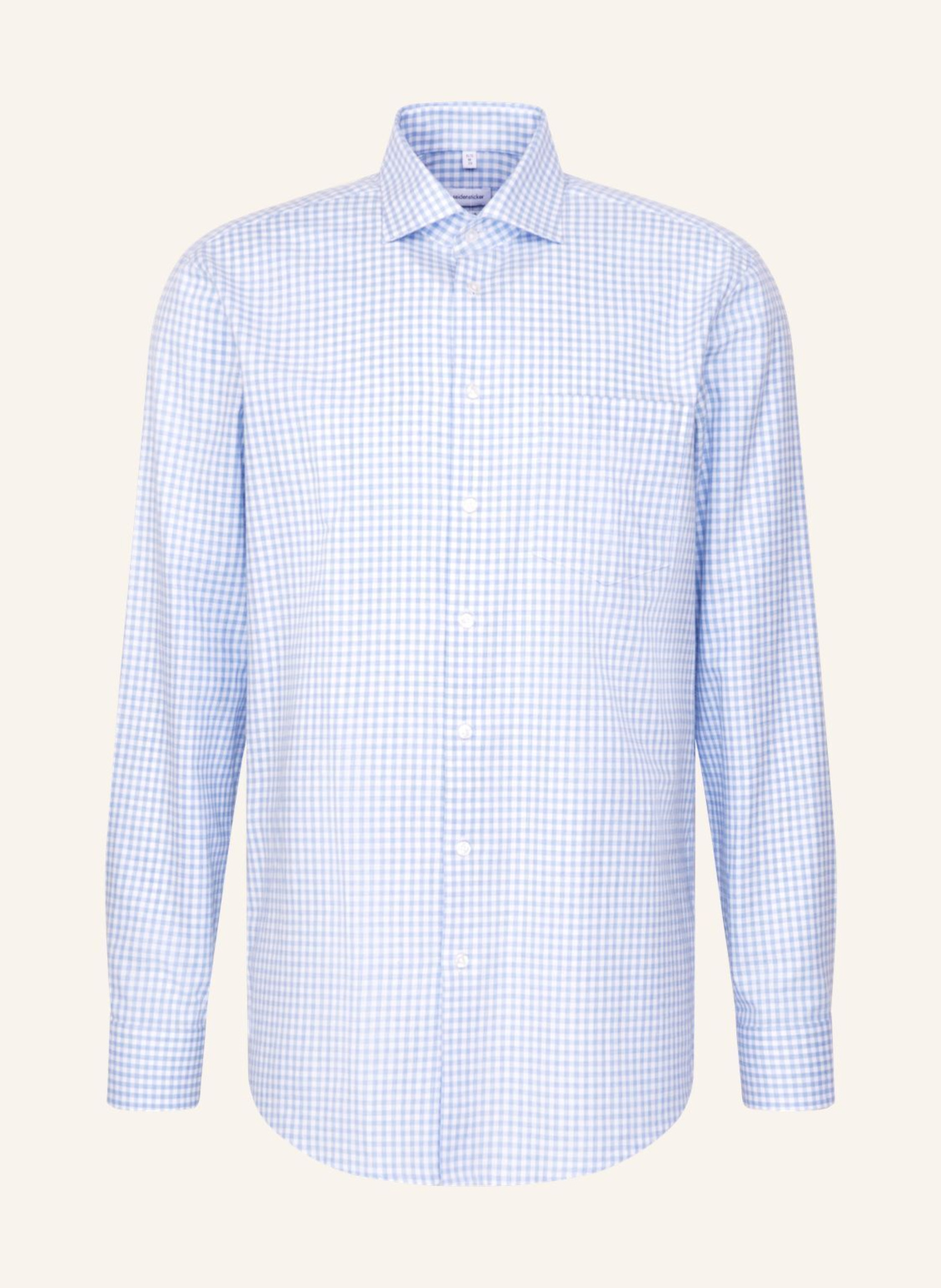 seidensticker Flanellhemd Regular Fit: BLAU