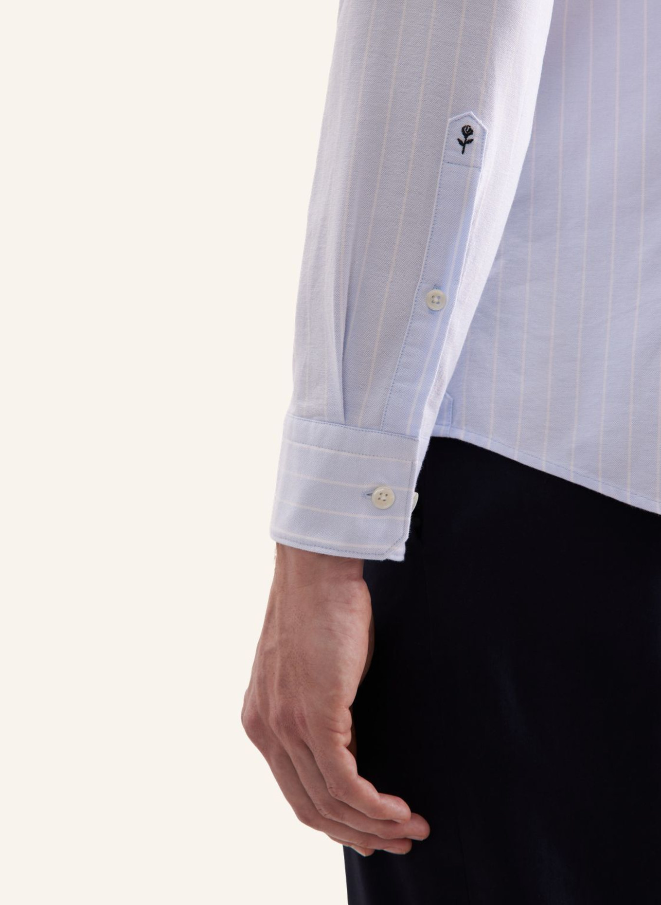 seidensticker Casual Hemd Slim Fit: HELLBLAU