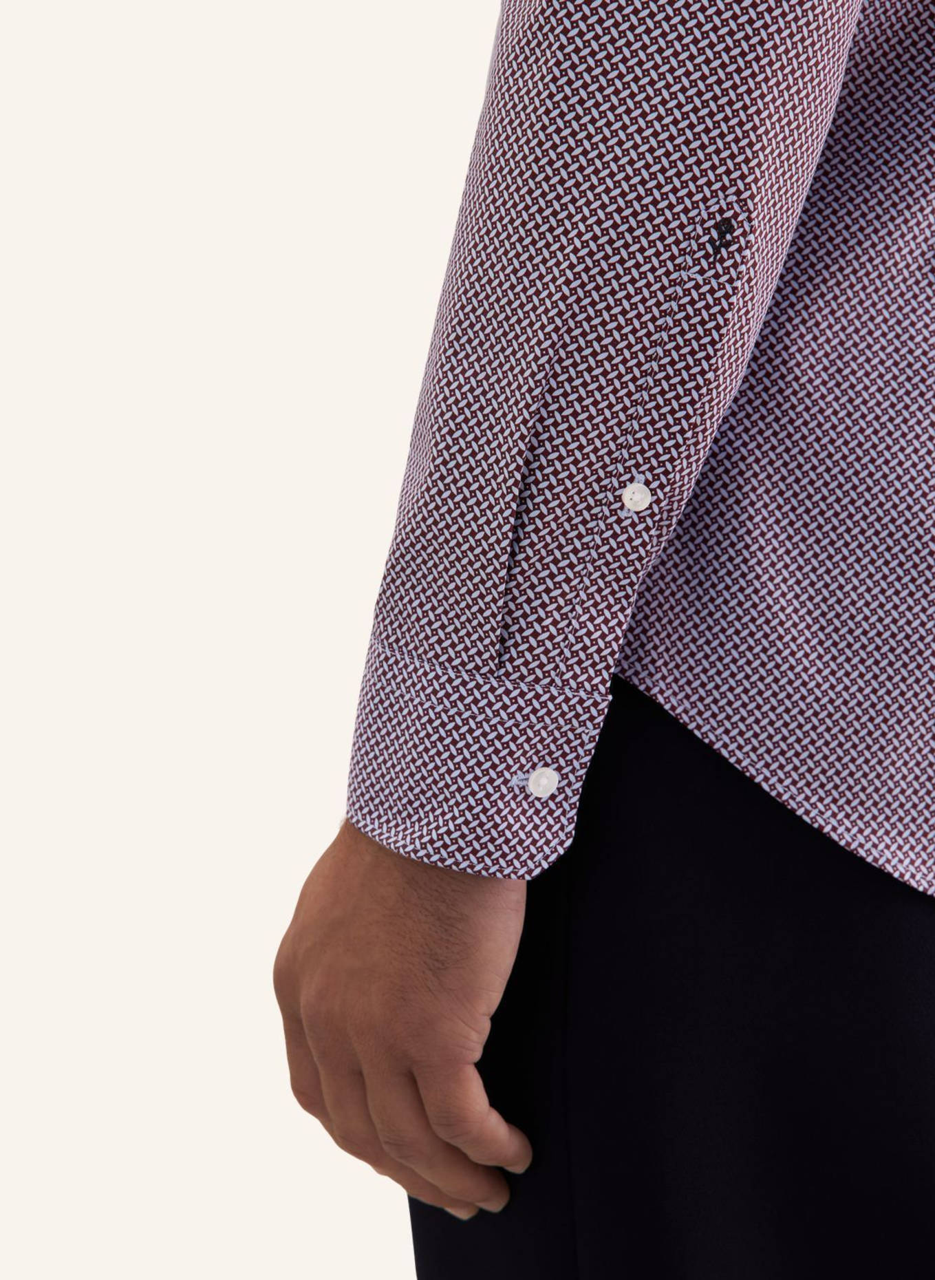 seidensticker Business Hemd Slim Fit: ROT