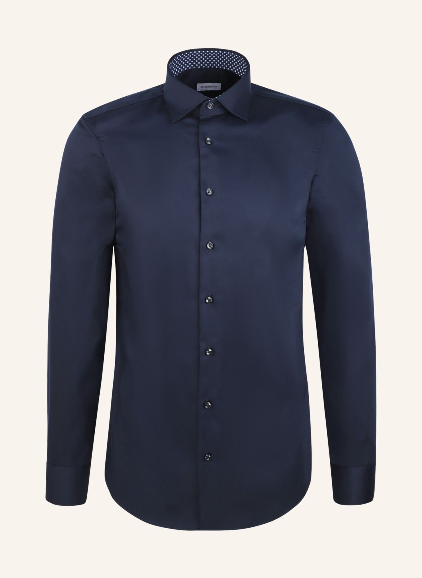 seidensticker Business Hemd Shaped Fit: DUNKELBLAU