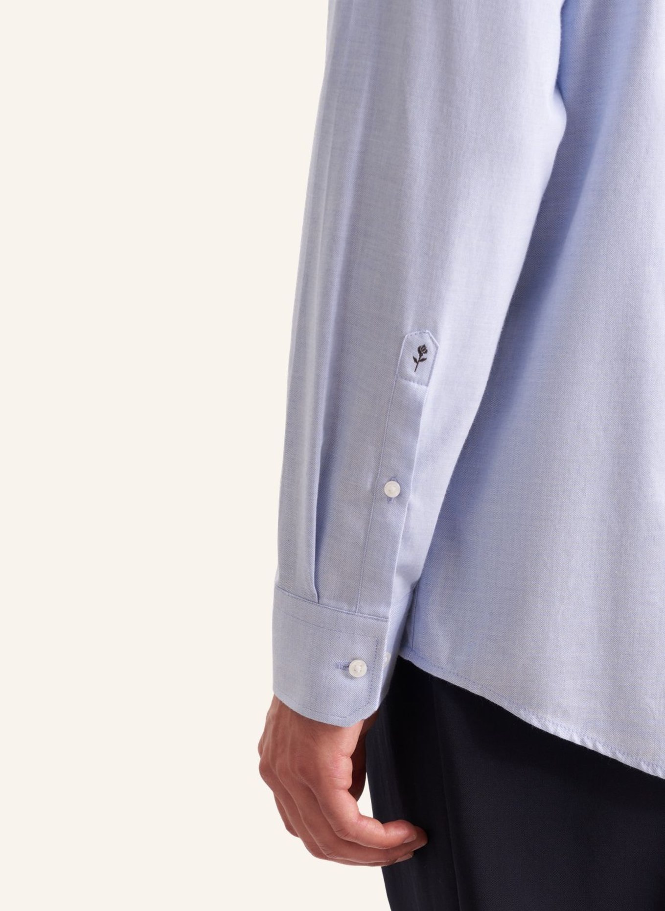 seidensticker Flanellhemd Regular Fit: BLAU