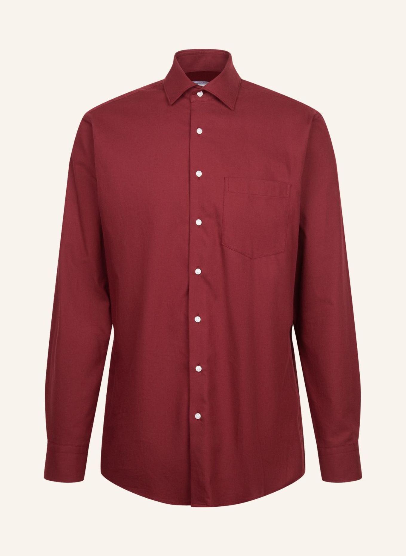 seidensticker Flanellhemd Regular Fit: ROT