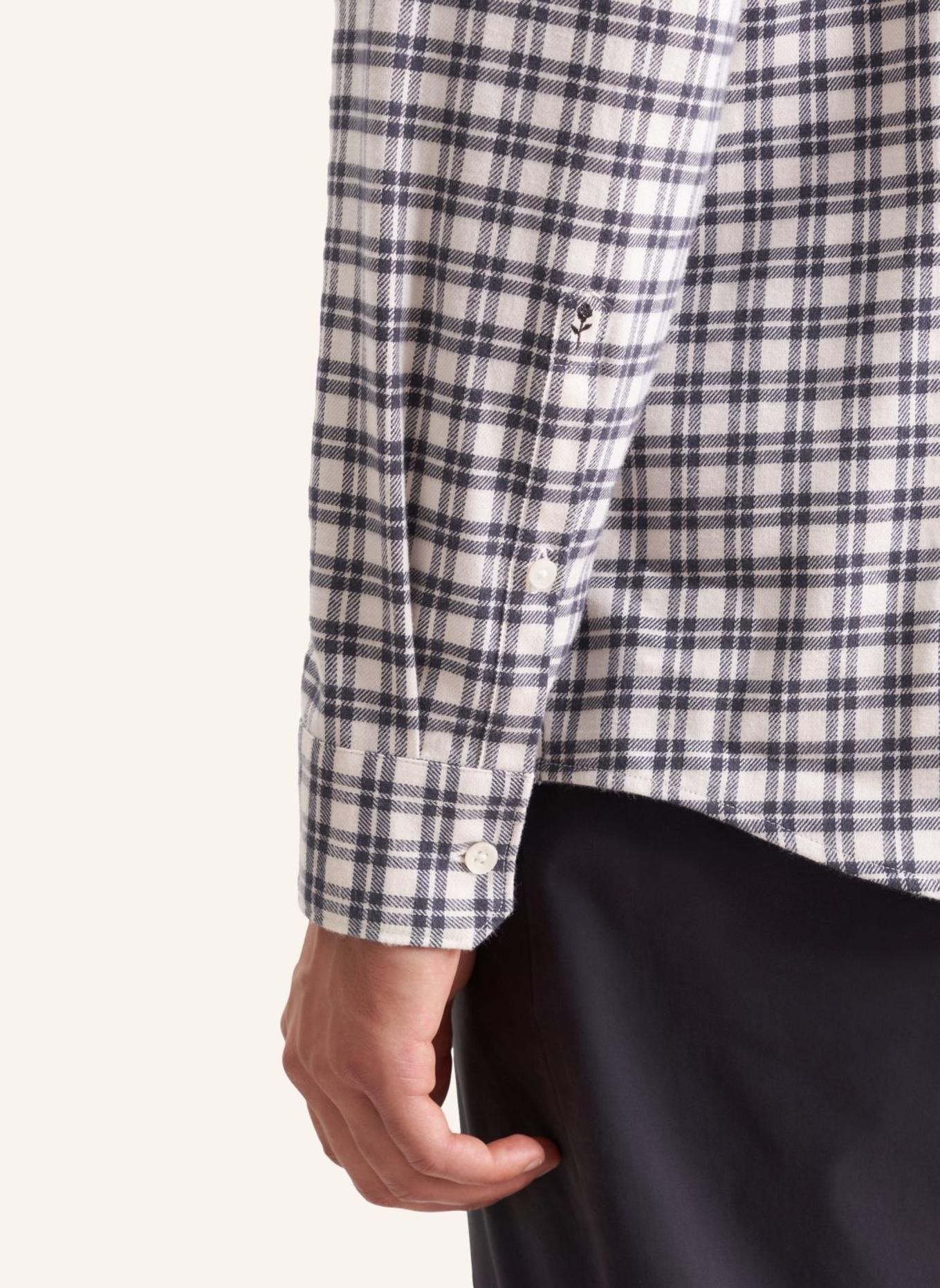 seidensticker Flanellhemd Slim Fit: GRAU