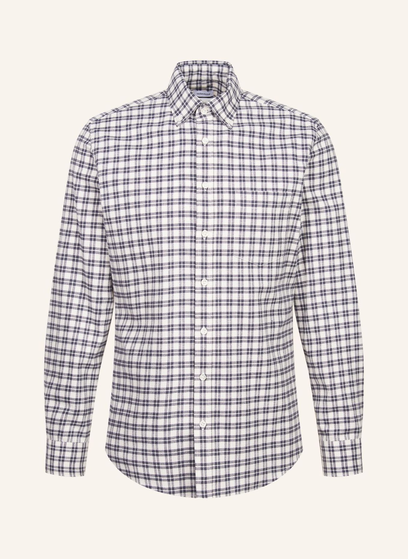 seidensticker Flanellhemd Slim Fit: GRAU