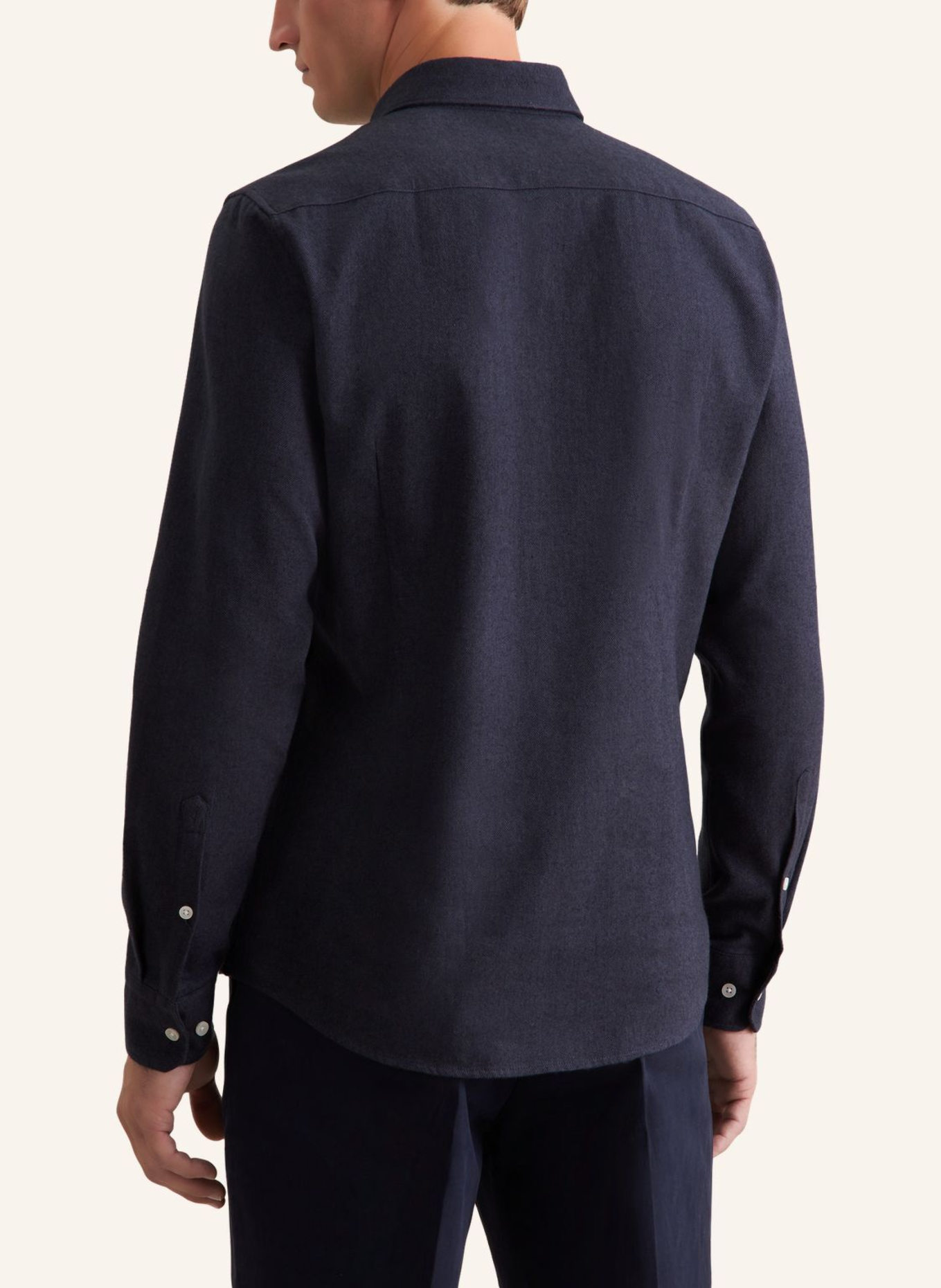 seidensticker Flanellhemd Slim Fit: GRAU