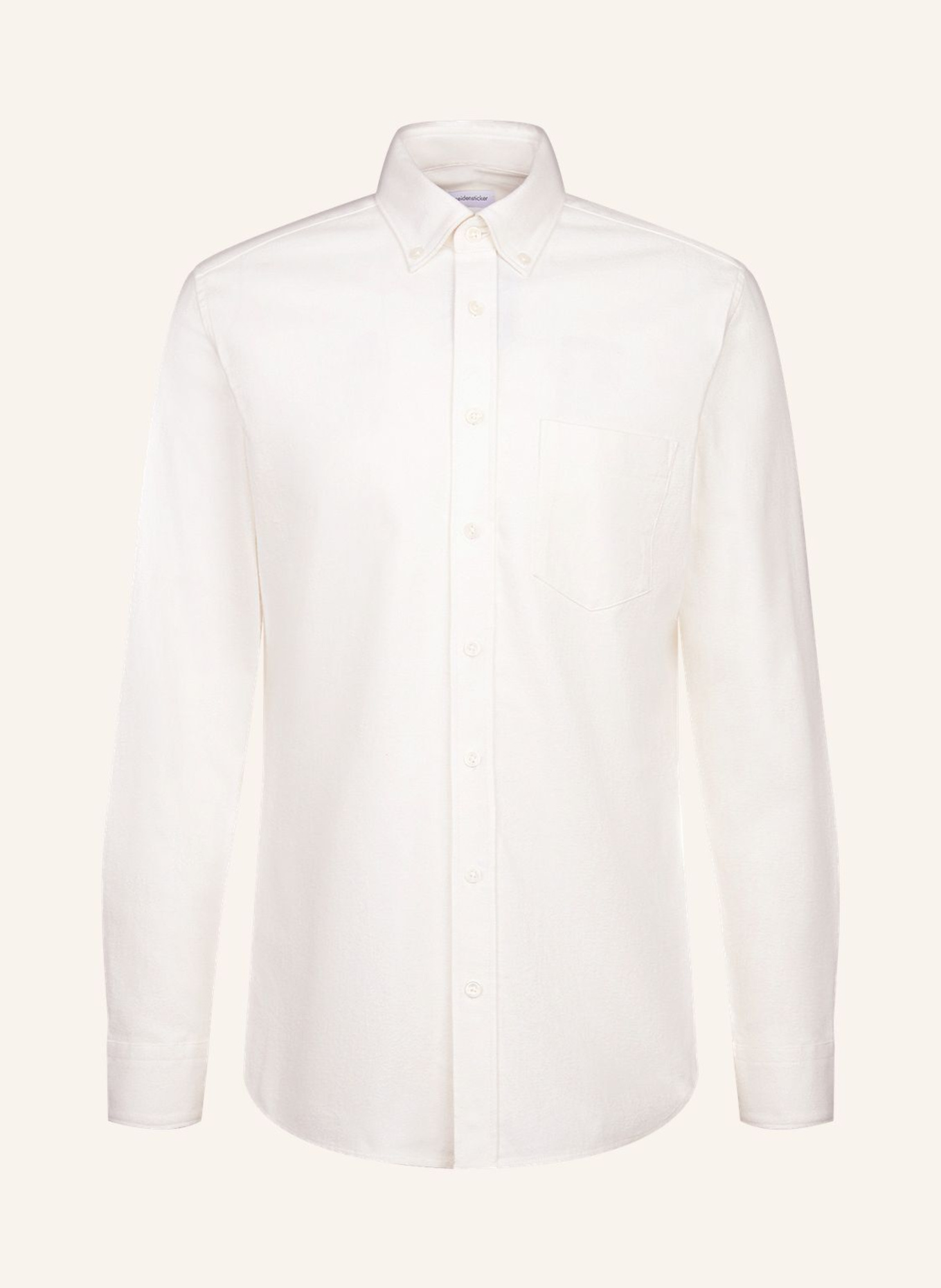 seidensticker Flanellhemd Slim Fit: ECRU