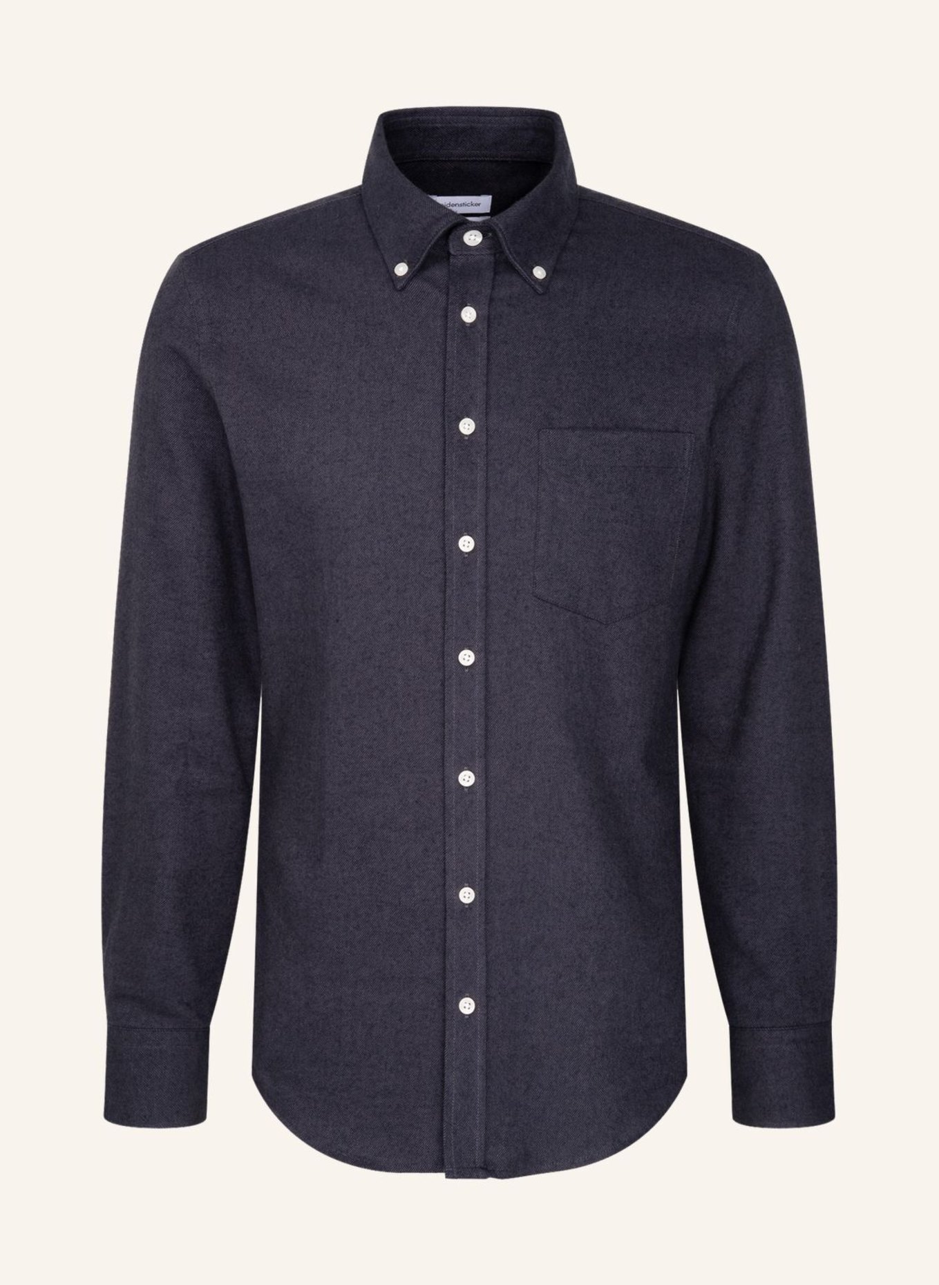 seidensticker Flanellhemd Slim Fit: GRAU