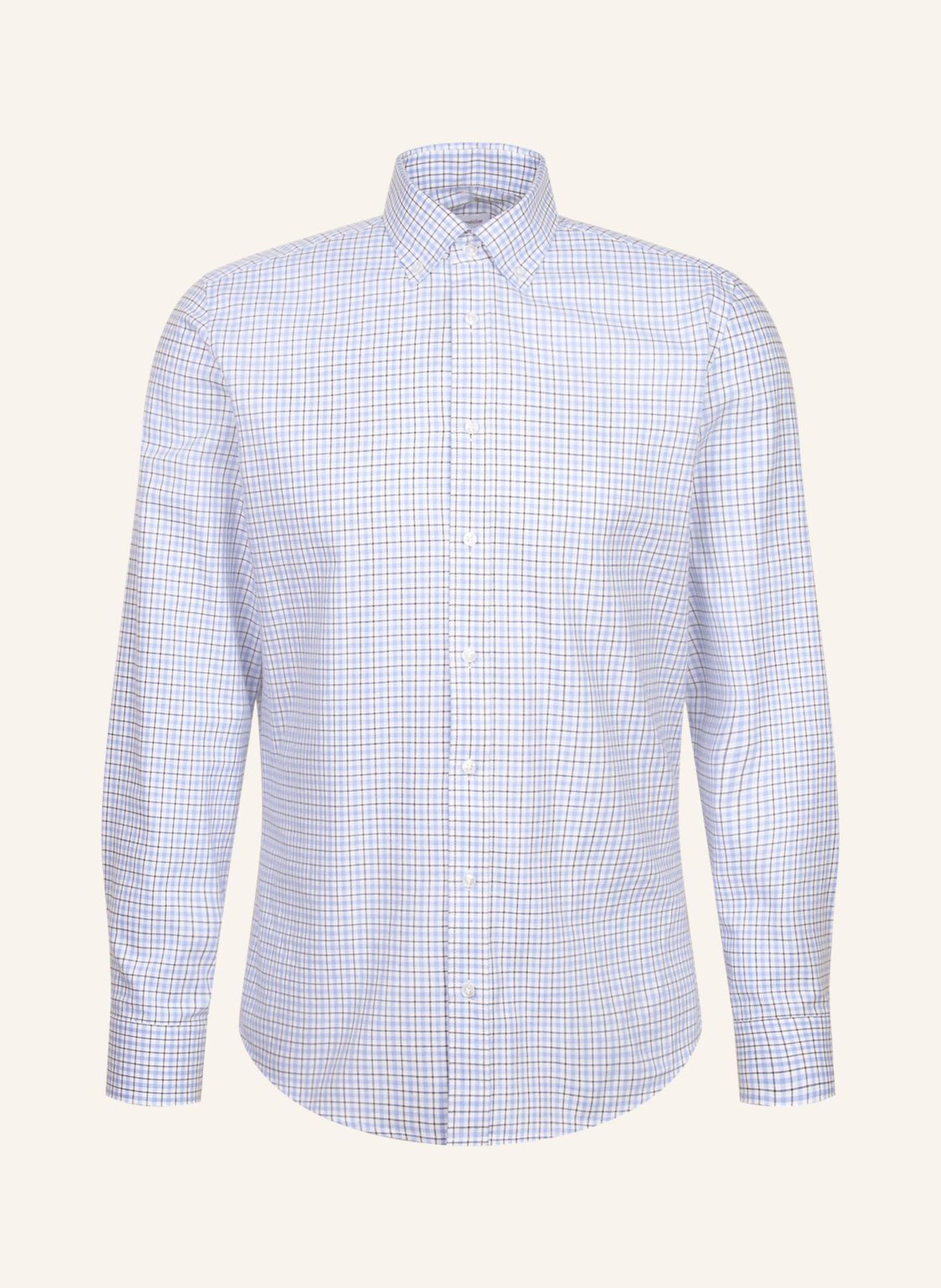 seidensticker Flanellhemd Slim Fit: BLAU