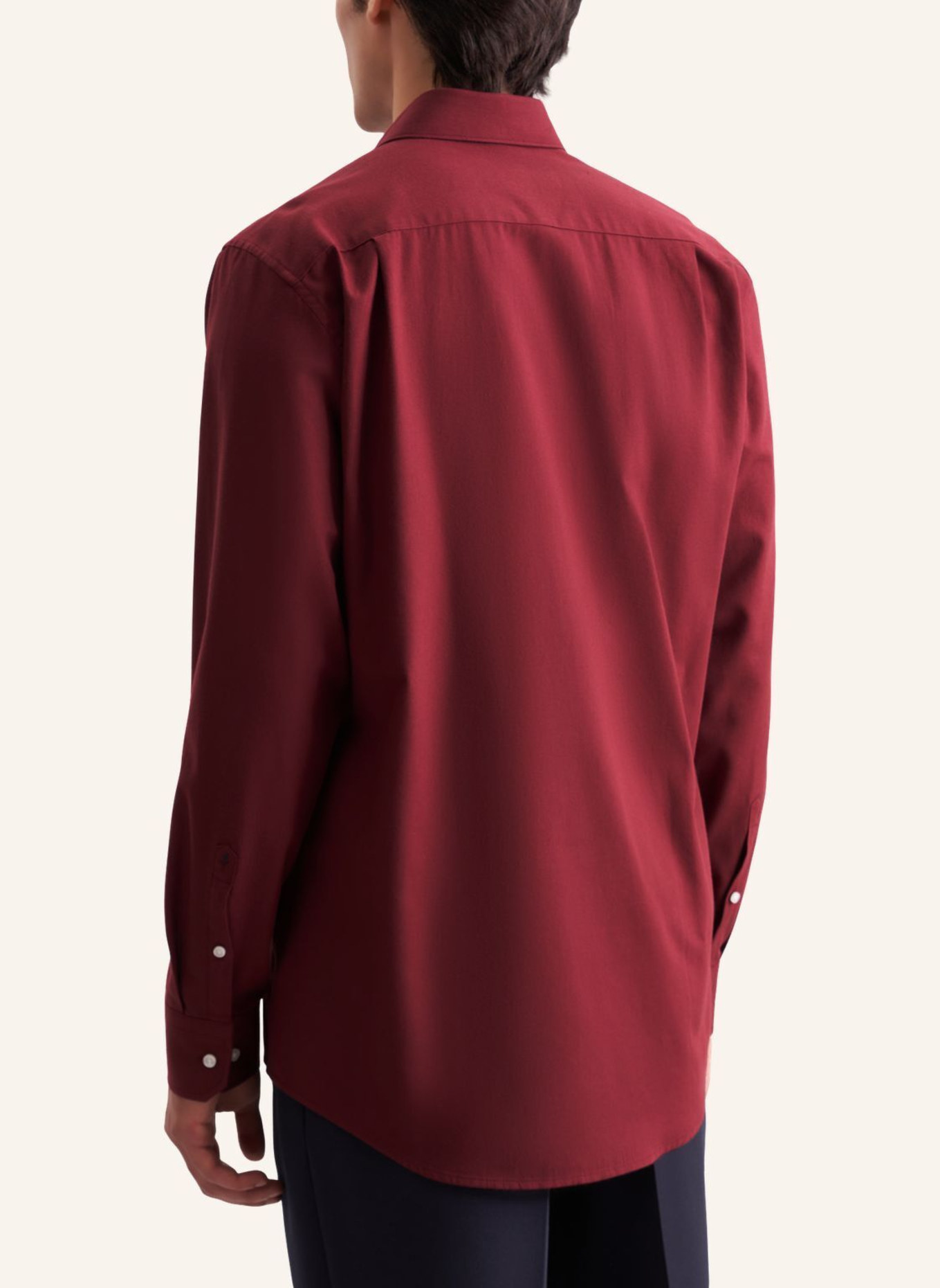 seidensticker Flanellhemd Regular Fit: ROT