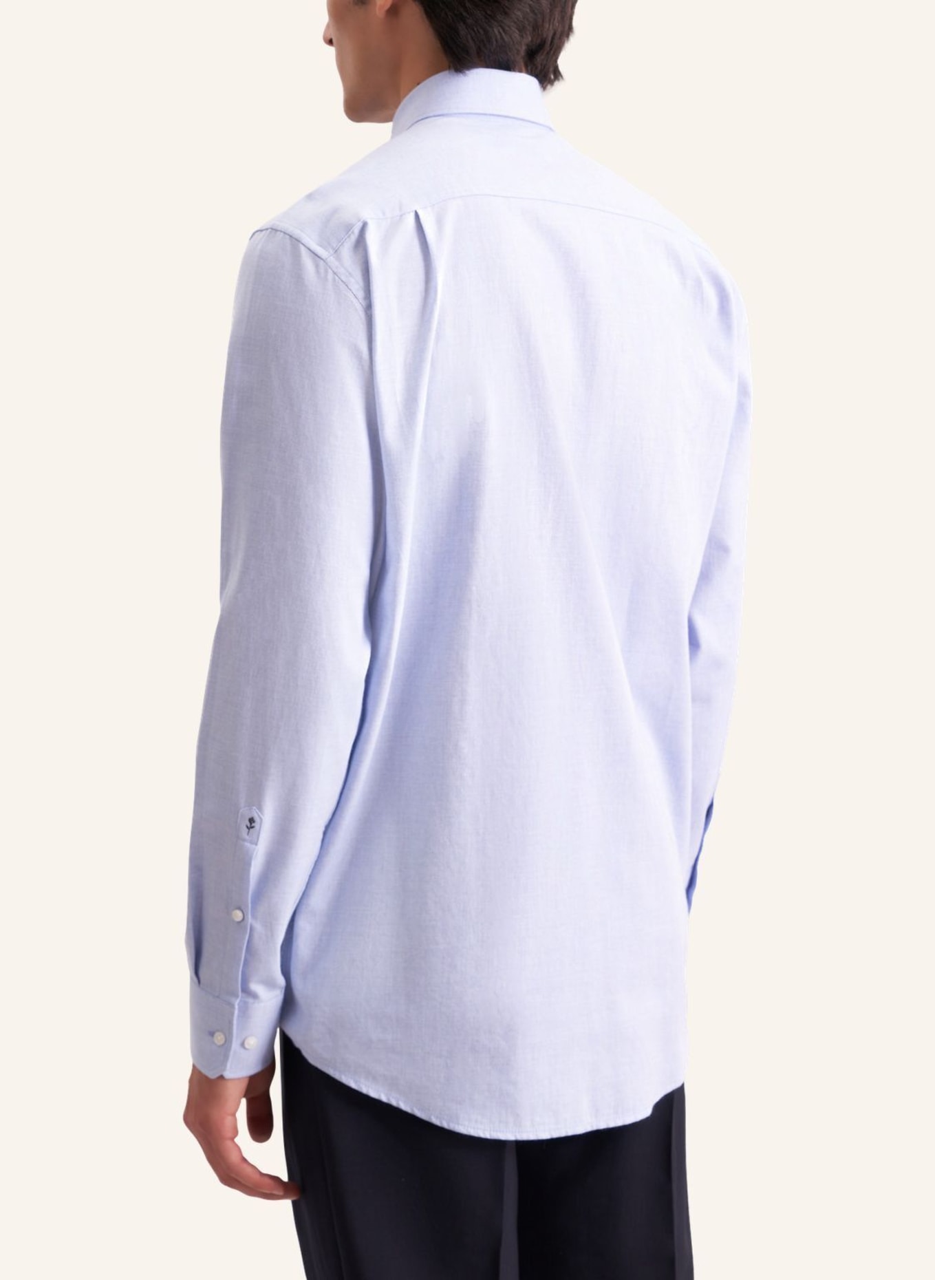 seidensticker Flanellhemd Regular Fit: BLAU