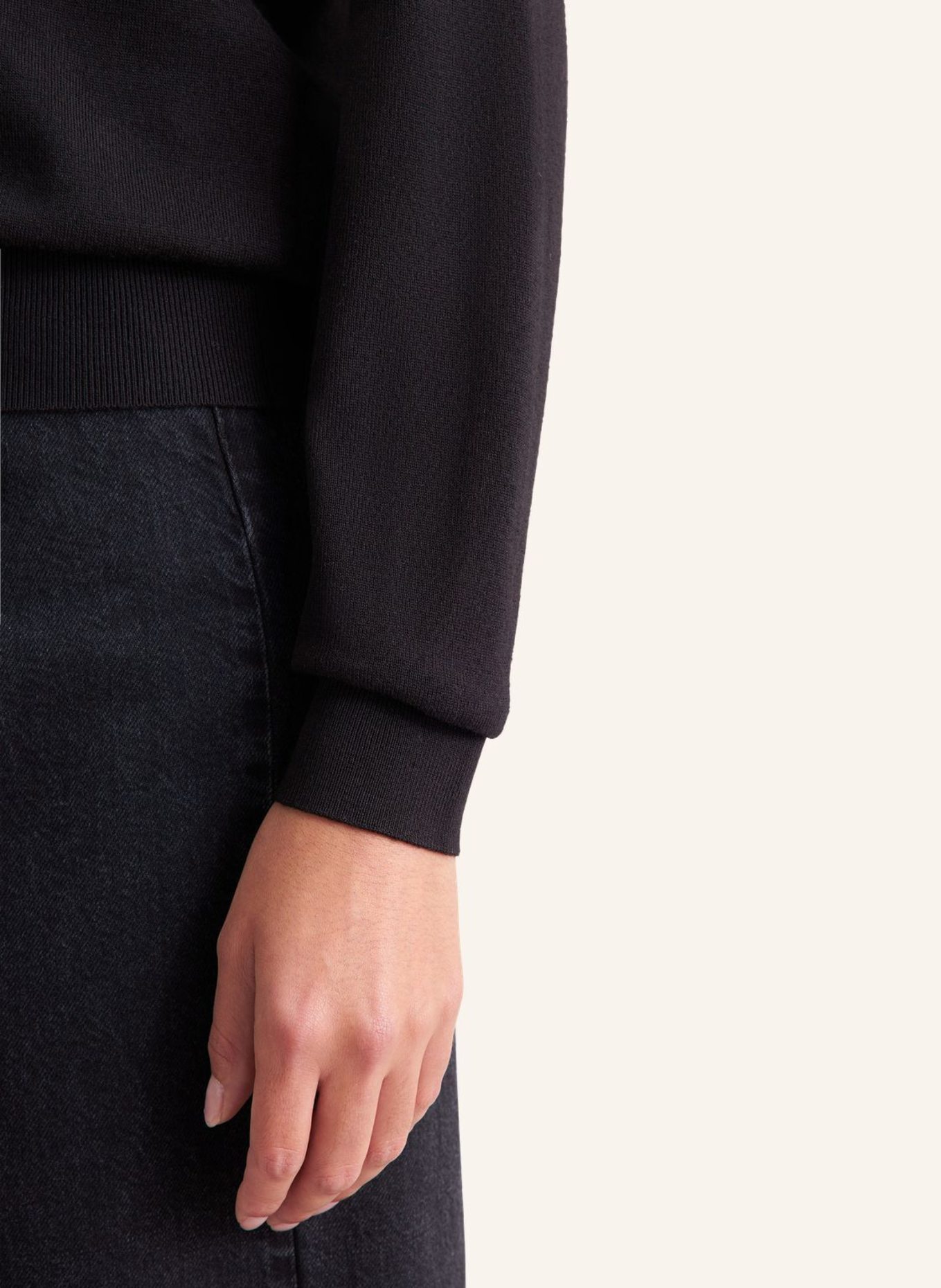 seidensticker , Strick-Jacke, Cardigan: SCHWARZ