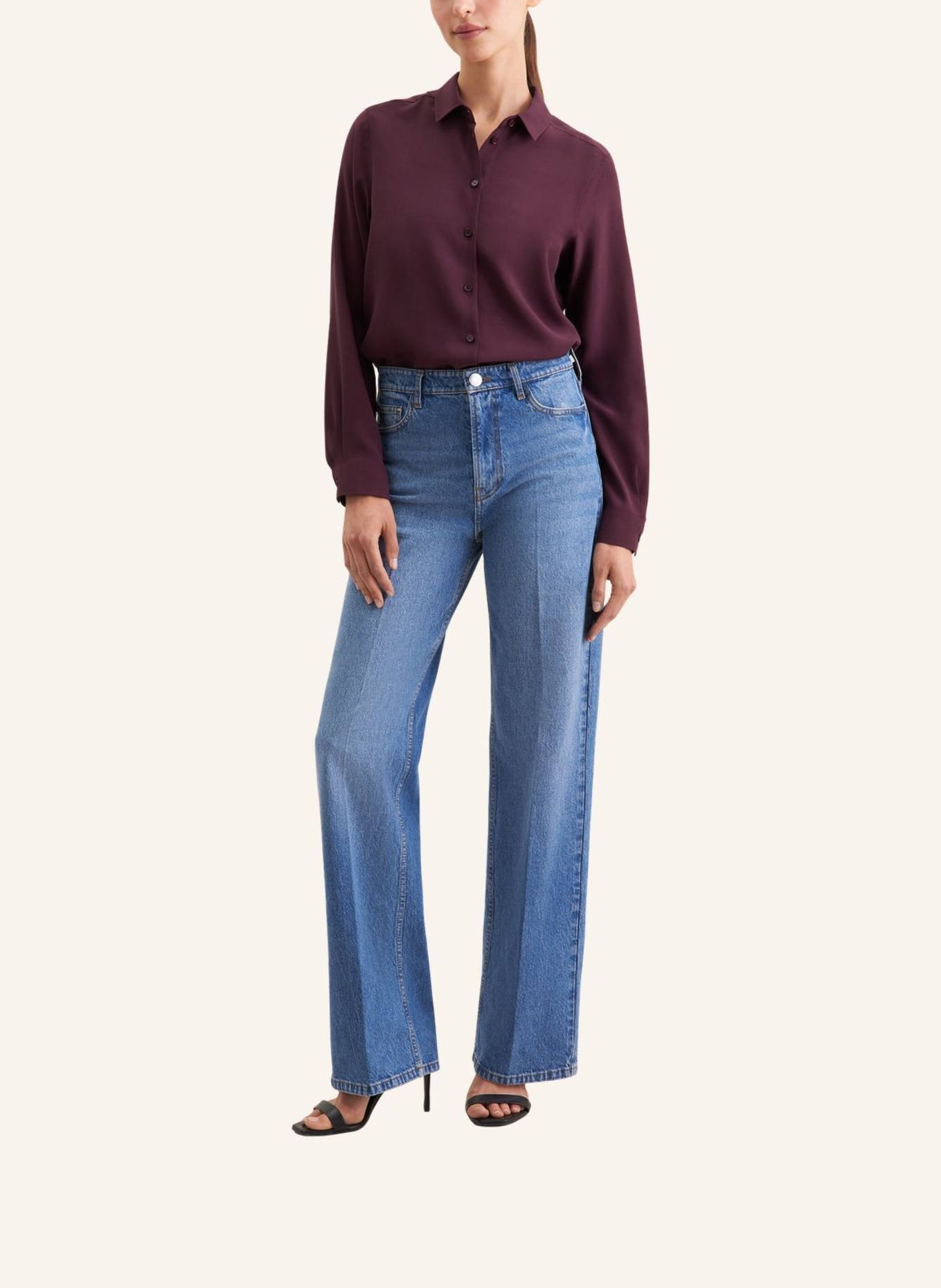 seidensticker 5-Pocket Denim: BLAU