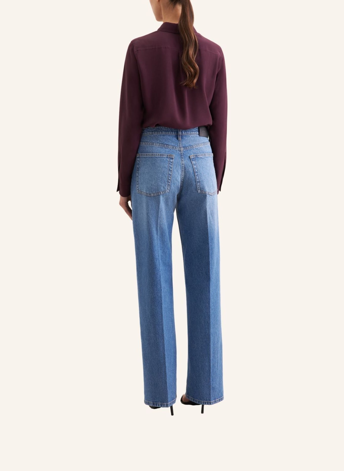 seidensticker 5-Pocket Denim: BLAU