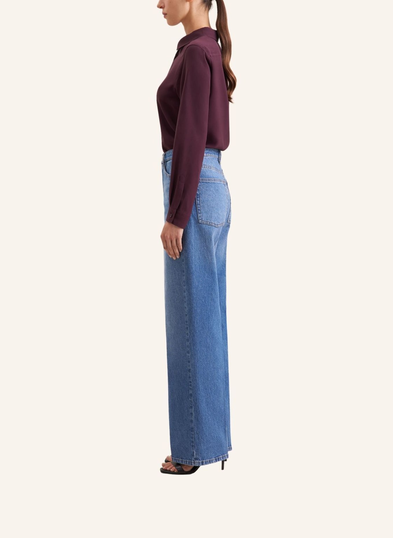 seidensticker 5-Pocket Denim: BLAU