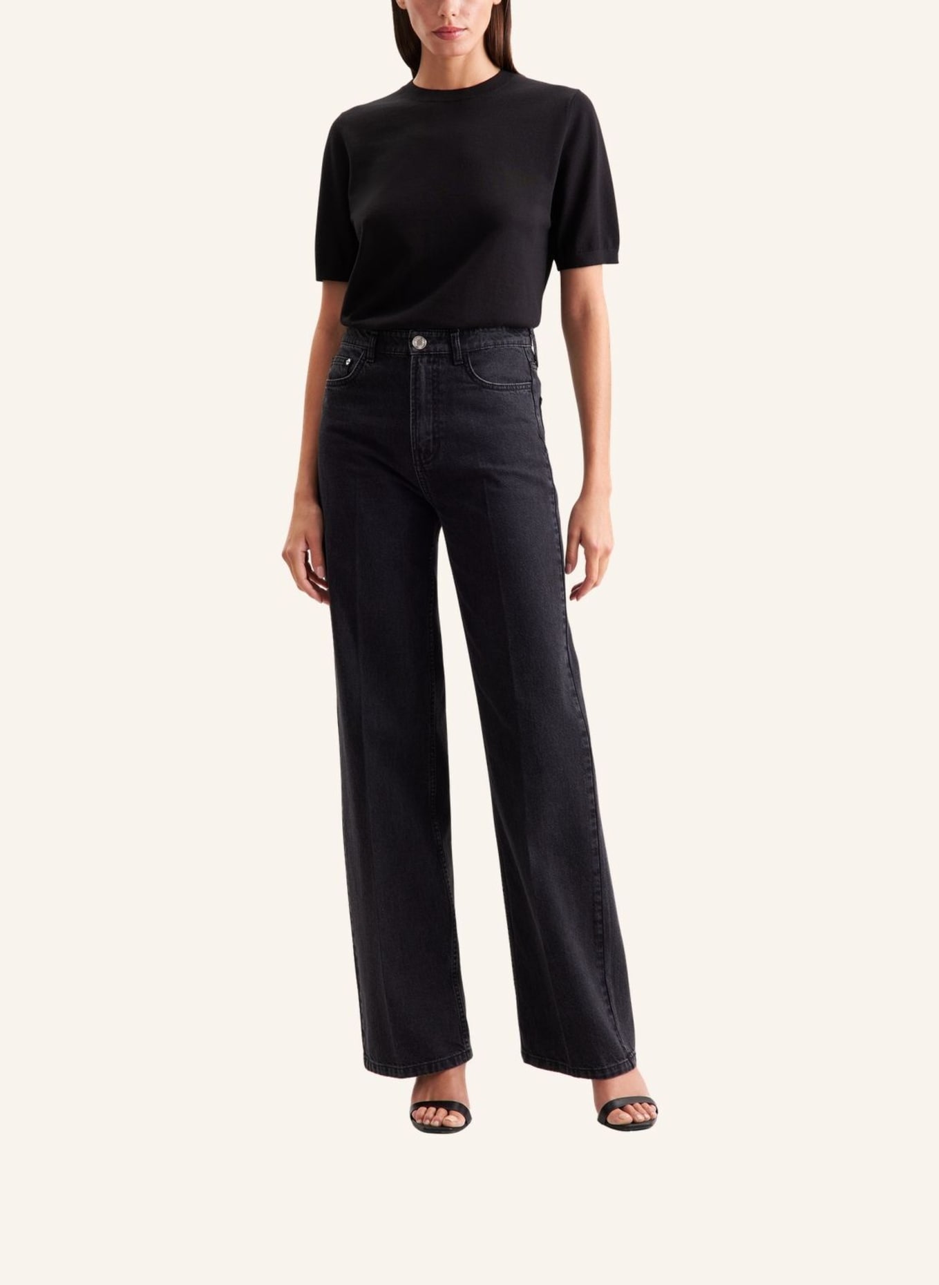 seidensticker 5-Pocket Denim: GRAU