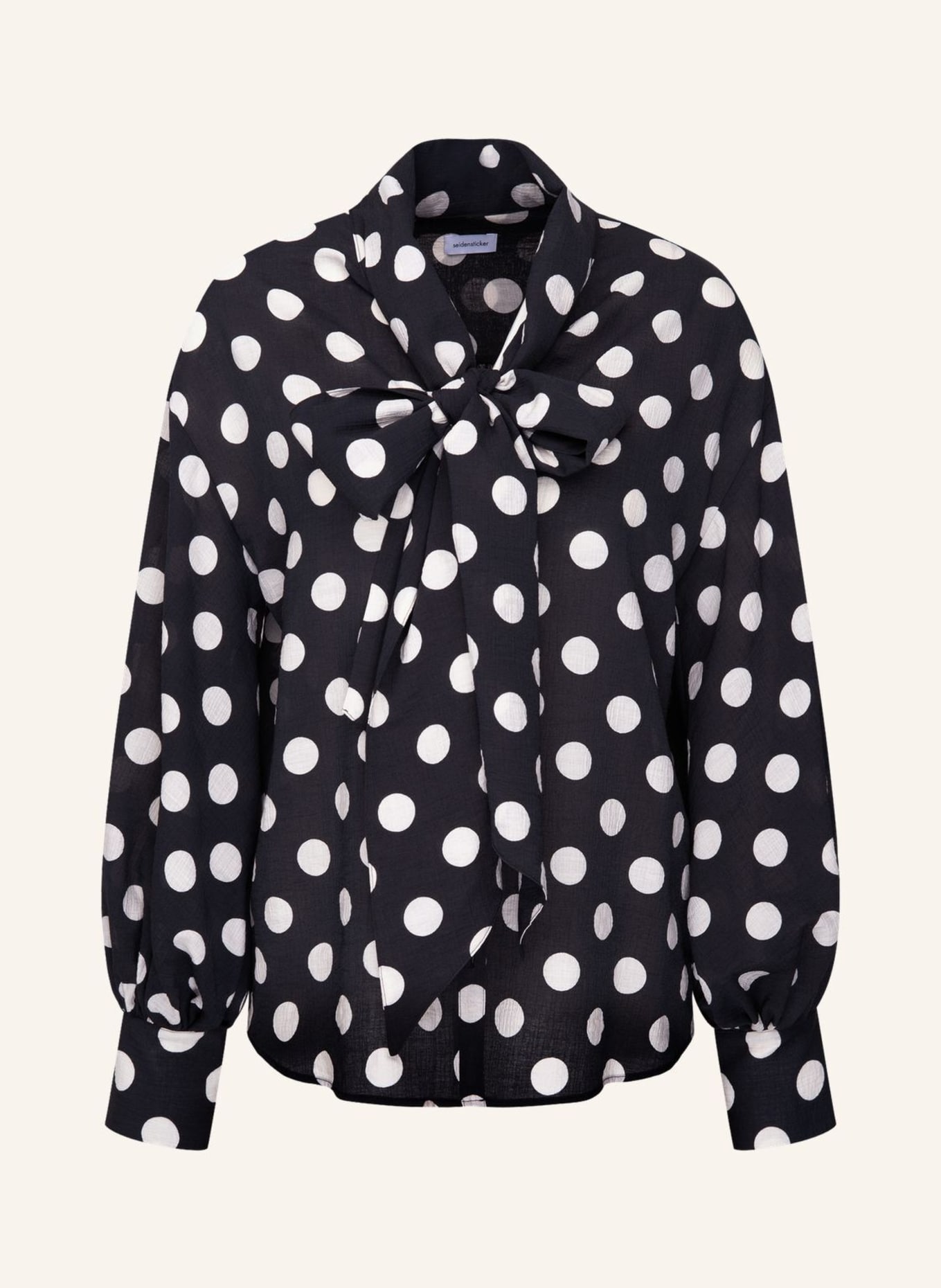 seidensticker Rüschenbluse: SCHWARZ