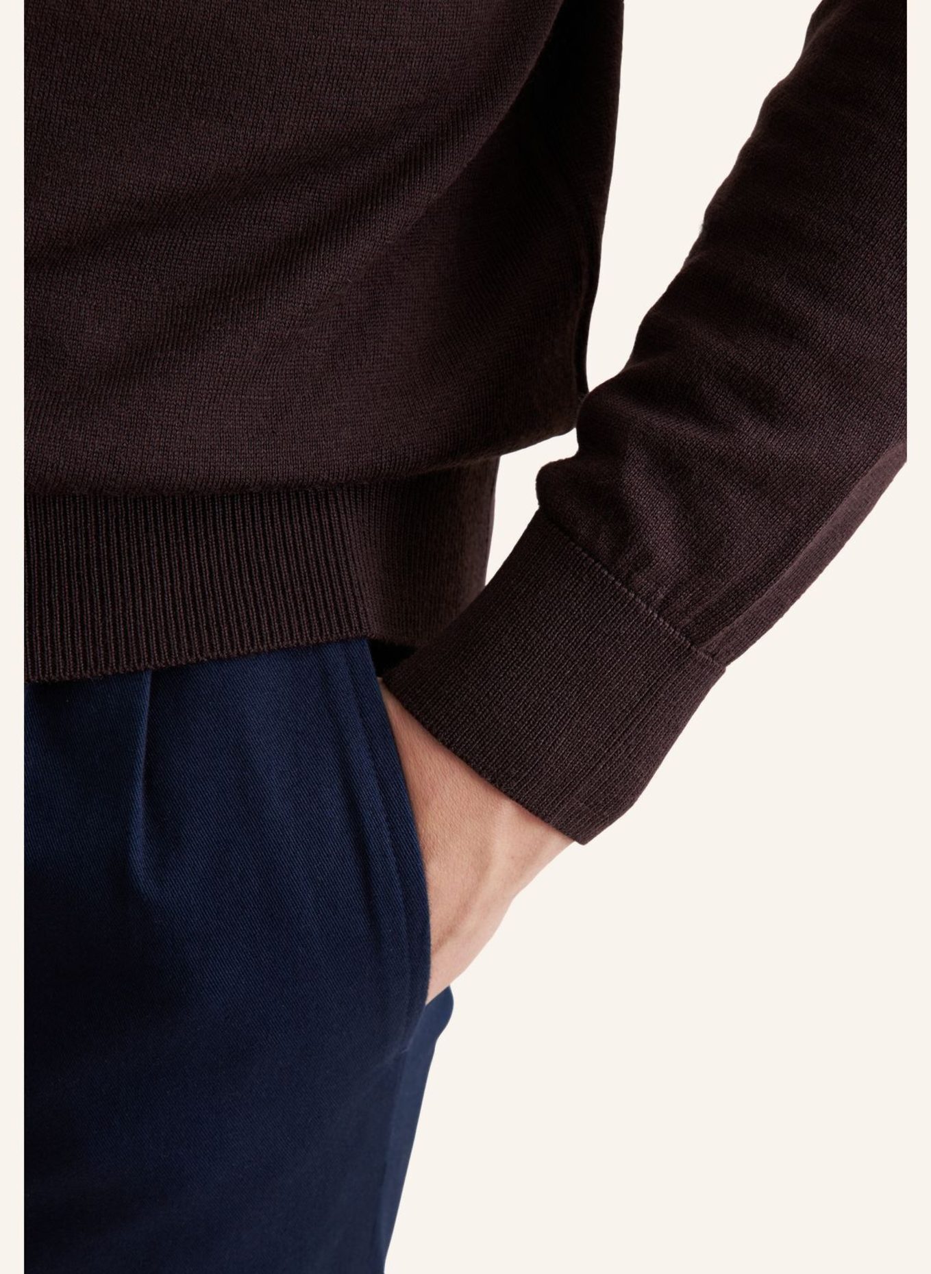 seidensticker Pullover, Pullunder Regular Fit: BRAUN