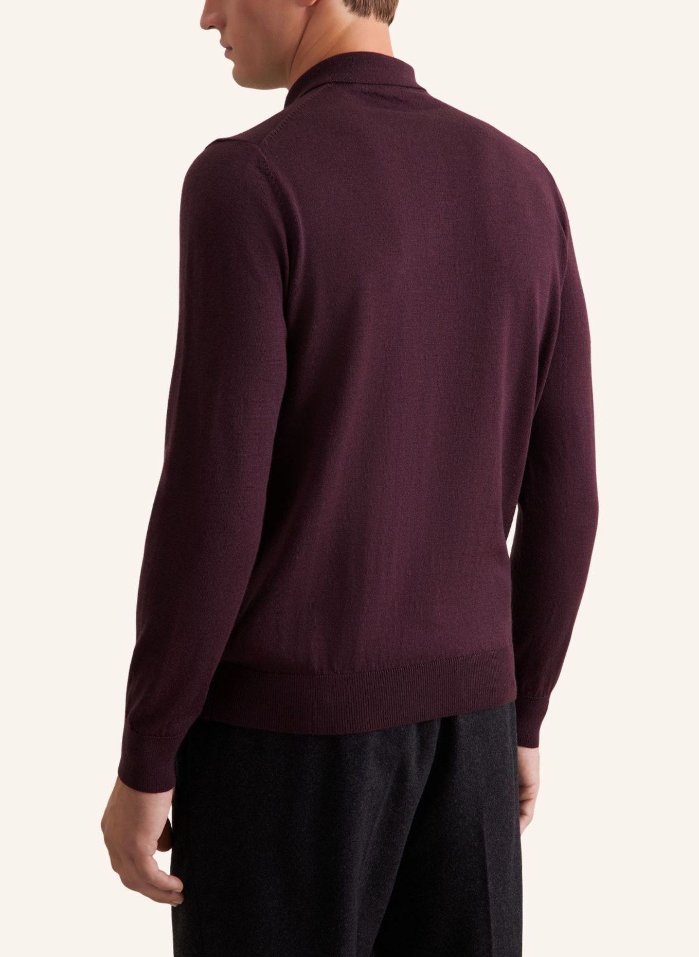 seidensticker Pullover, Polo Regular Fit: ROT