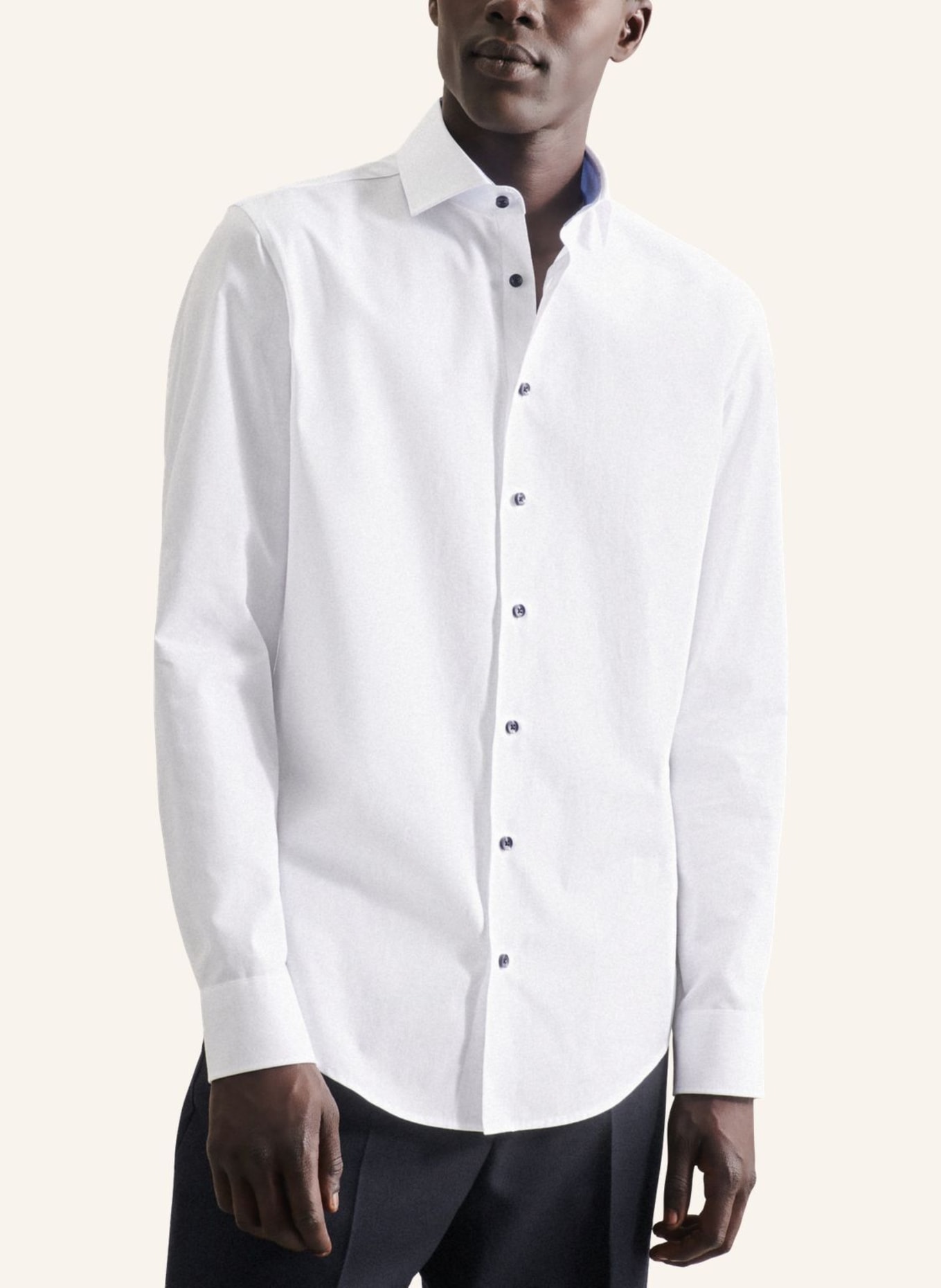 seidensticker Business Hemd Slim Fit: WEISS
