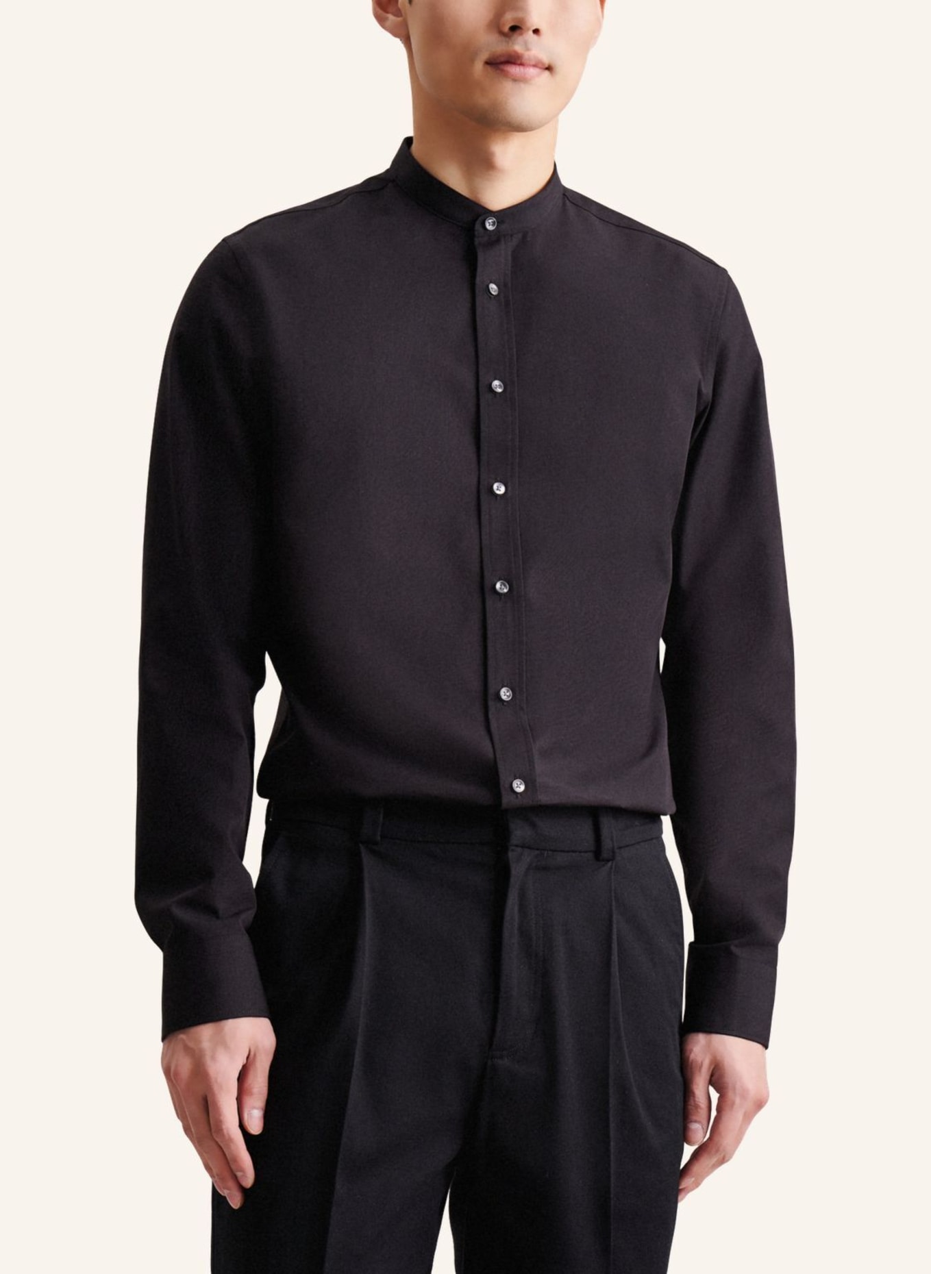 seidensticker Business Hemd Slim Fit: SCHWARZ