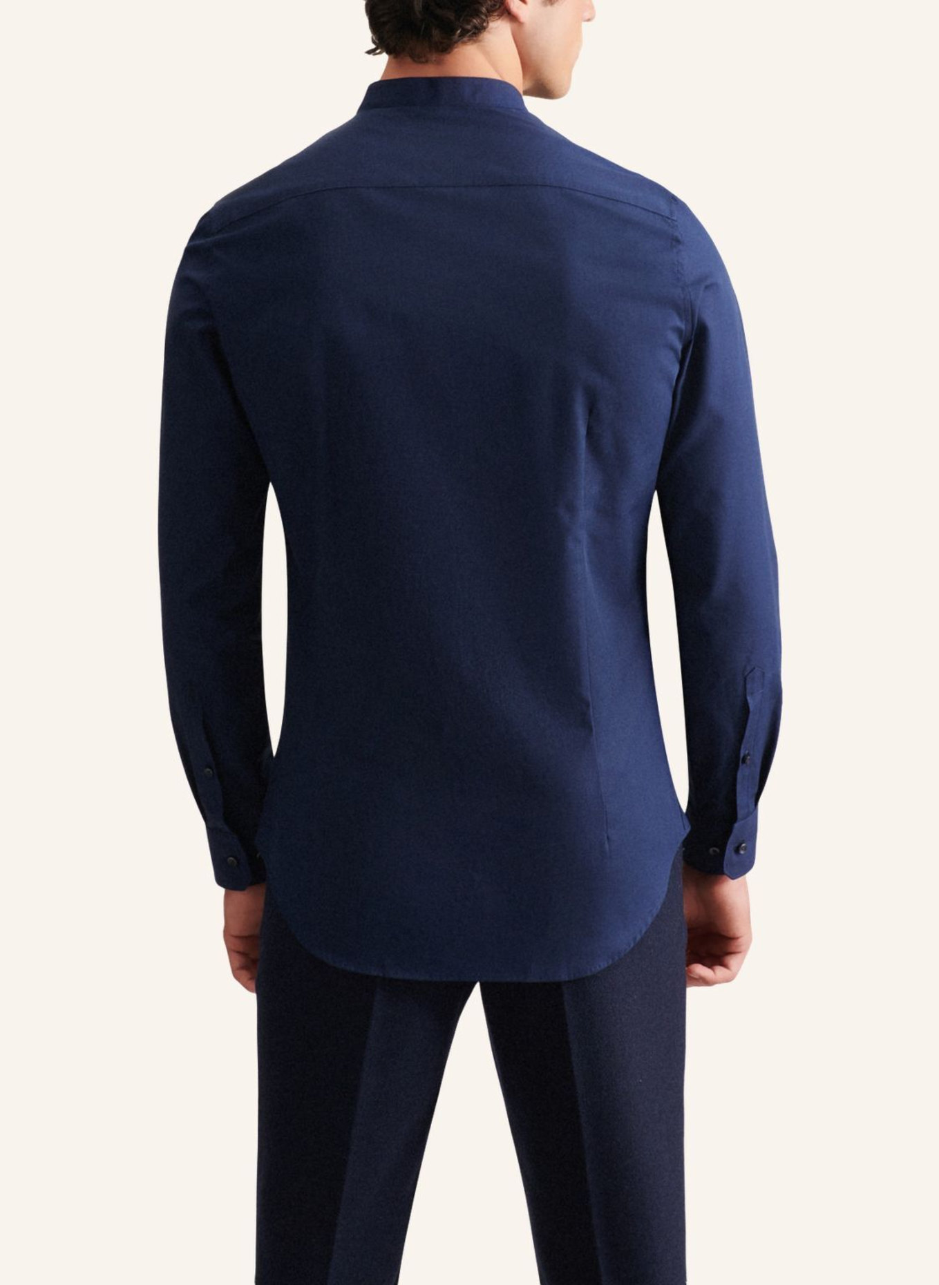 seidensticker Business Hemd Slim Fit: DUNKELBLAU