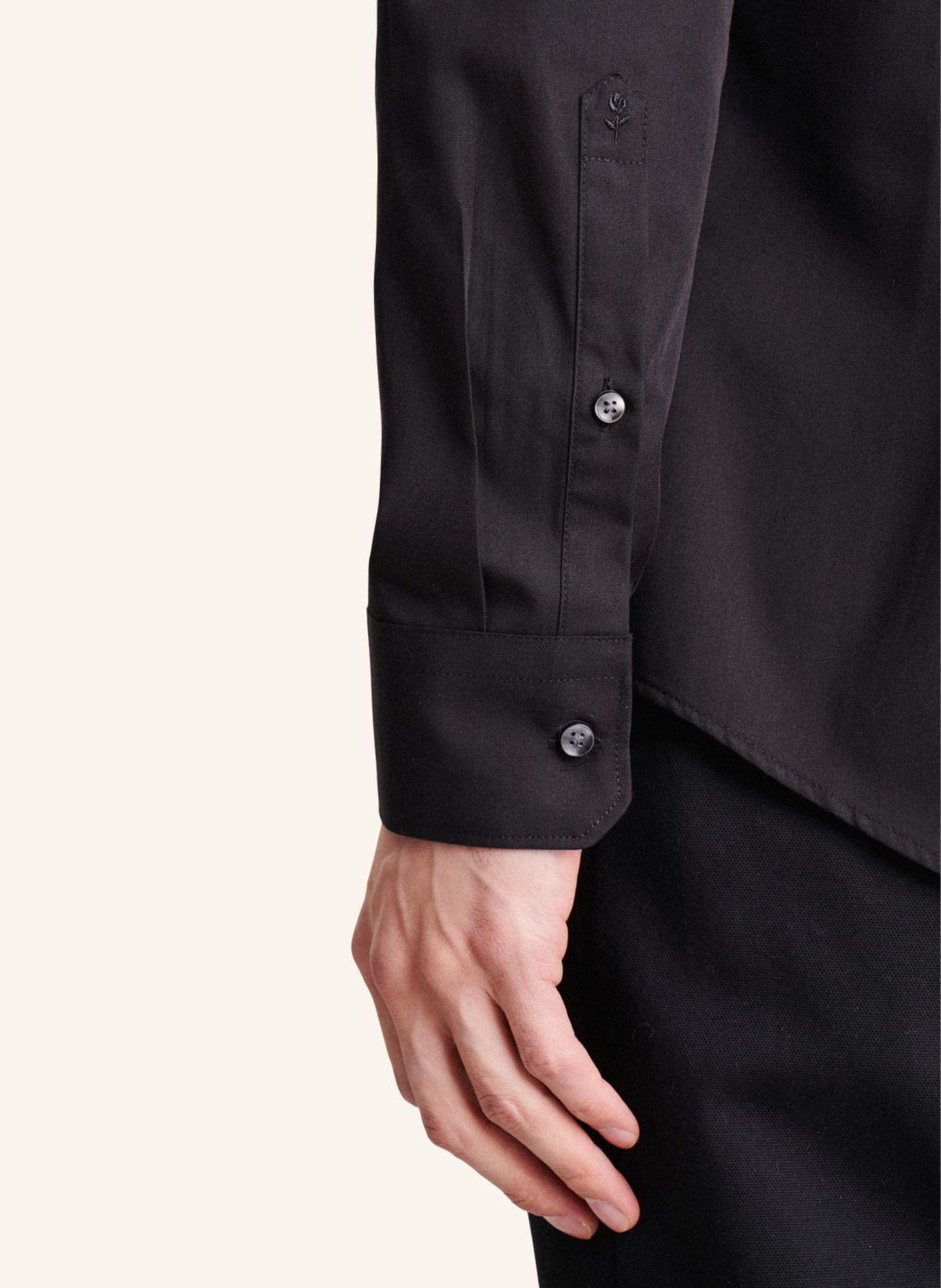 seidensticker Business Hemd Slim Fit: SCHWARZ