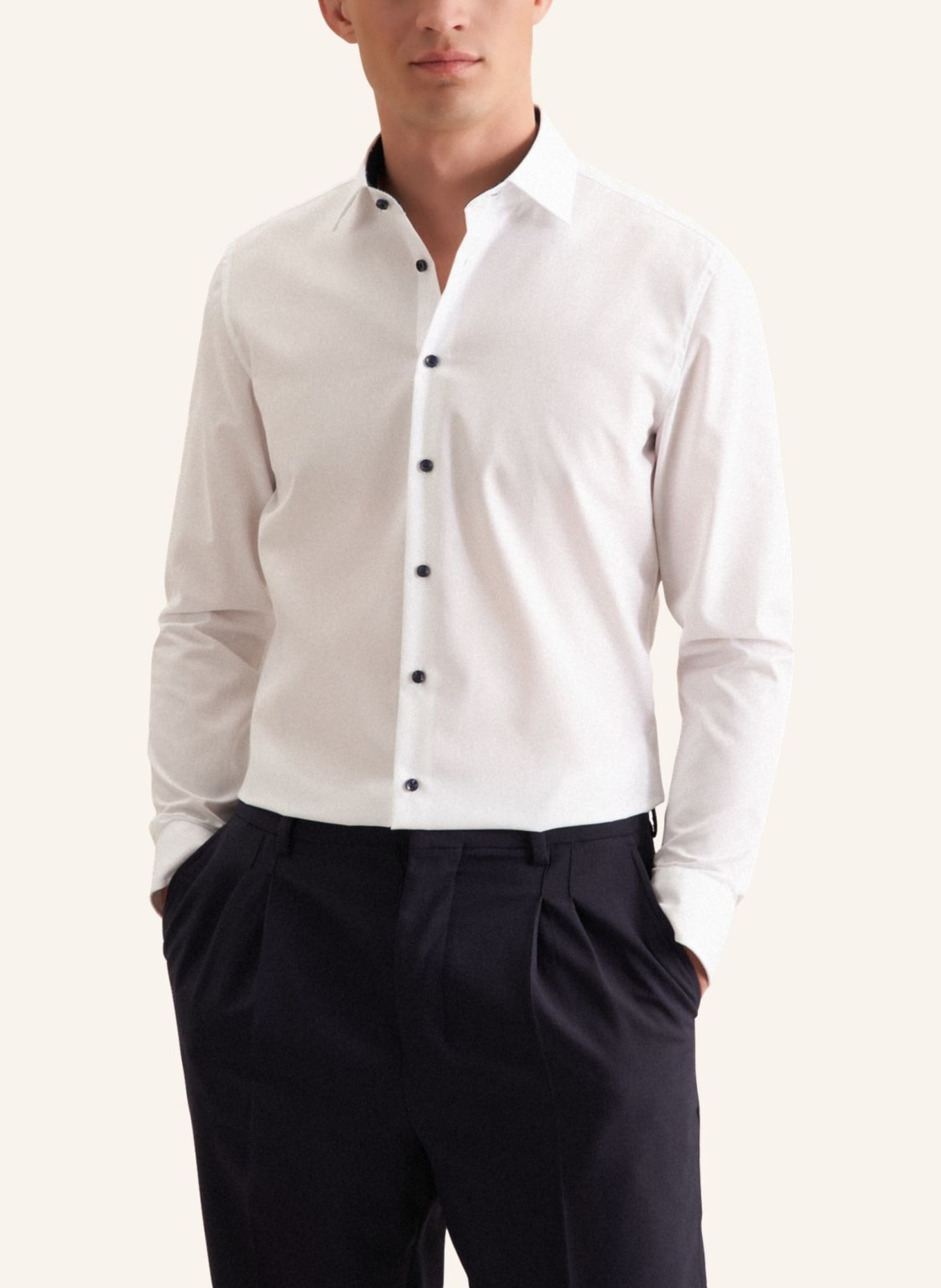 seidensticker Business Hemd Slim Fit: WEISS
