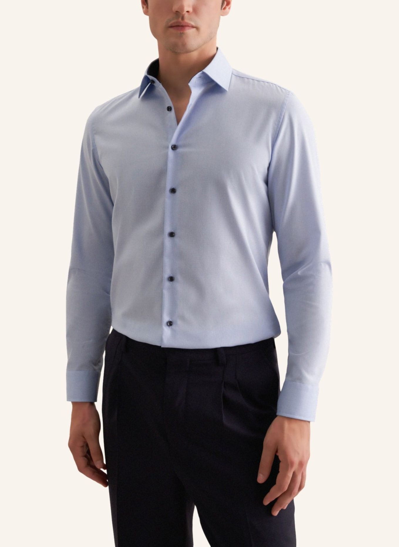 seidensticker Business Hemd Slim Fit: HELLBLAU
