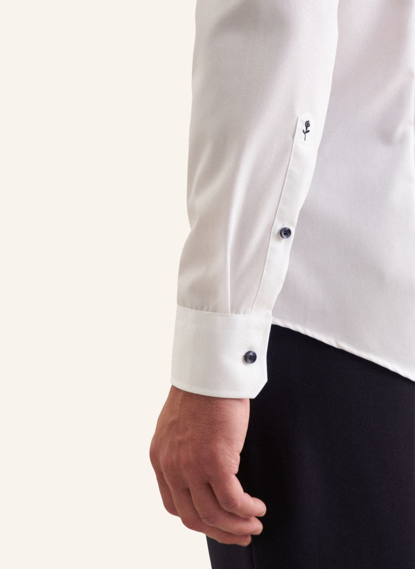 seidensticker Business Hemd Slim Fit: WEISS