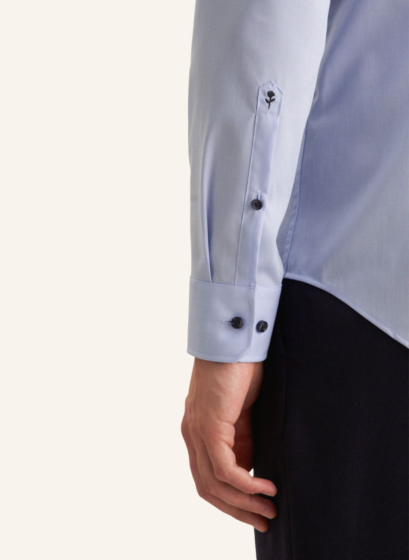 seidensticker Business Hemd Slim Fit: HELLBLAU