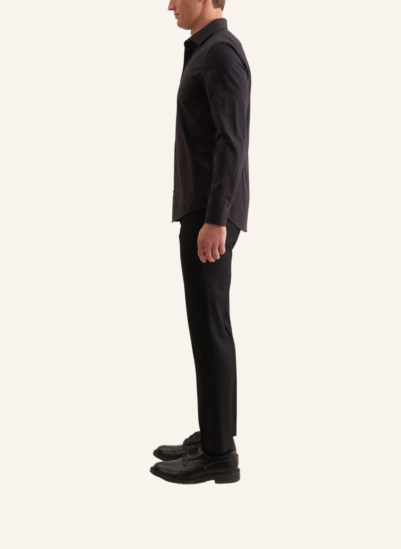 seidensticker Business Hemd Slim Fit: SCHWARZ