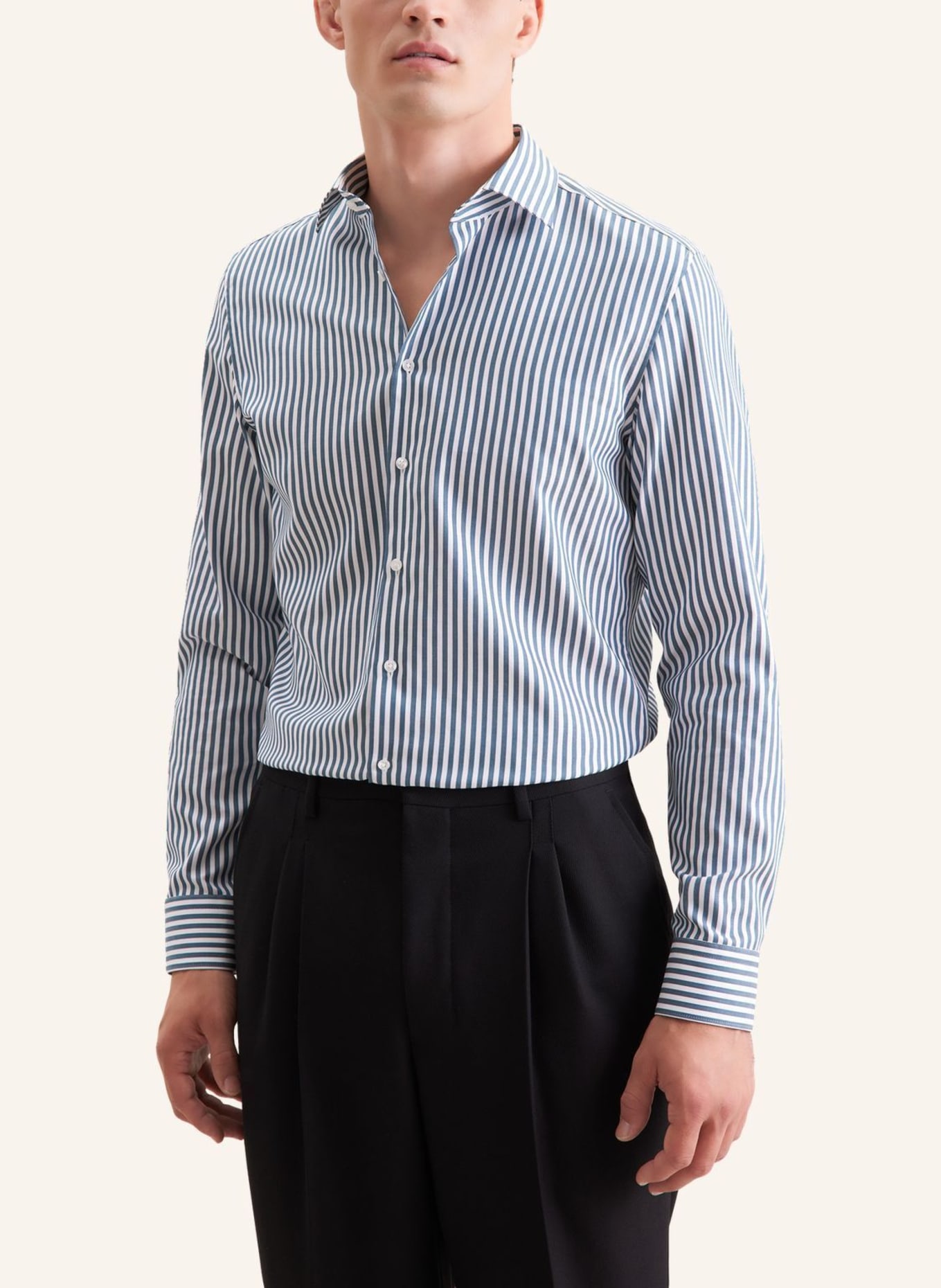 seidensticker Business Hemd Slim Fit: GRÜN