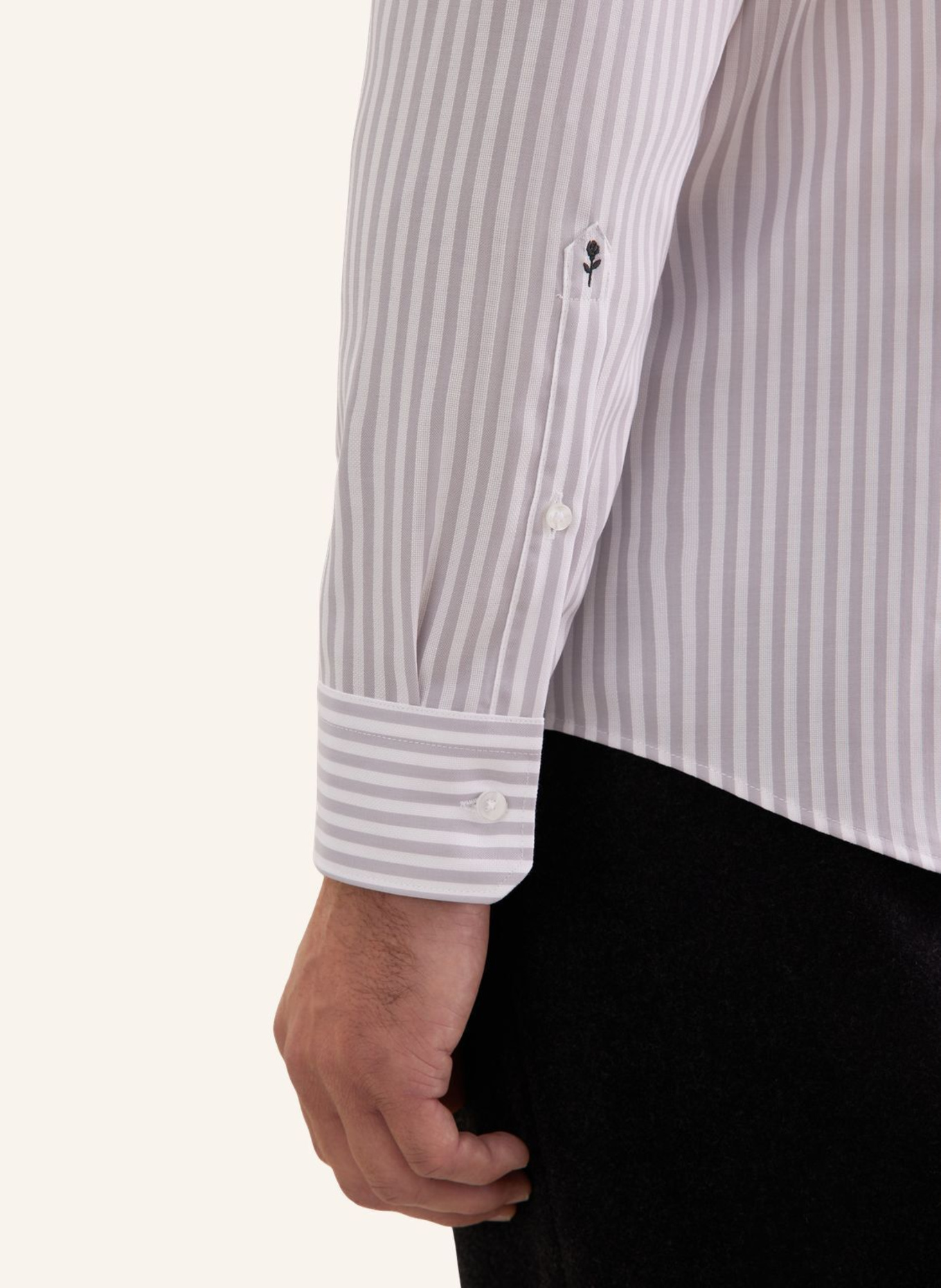 seidensticker Business Hemd Slim Fit: GRAU