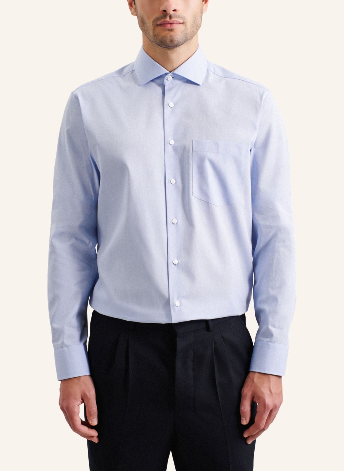 seidensticker Business Hemd Regular Fit: HELLBLAU