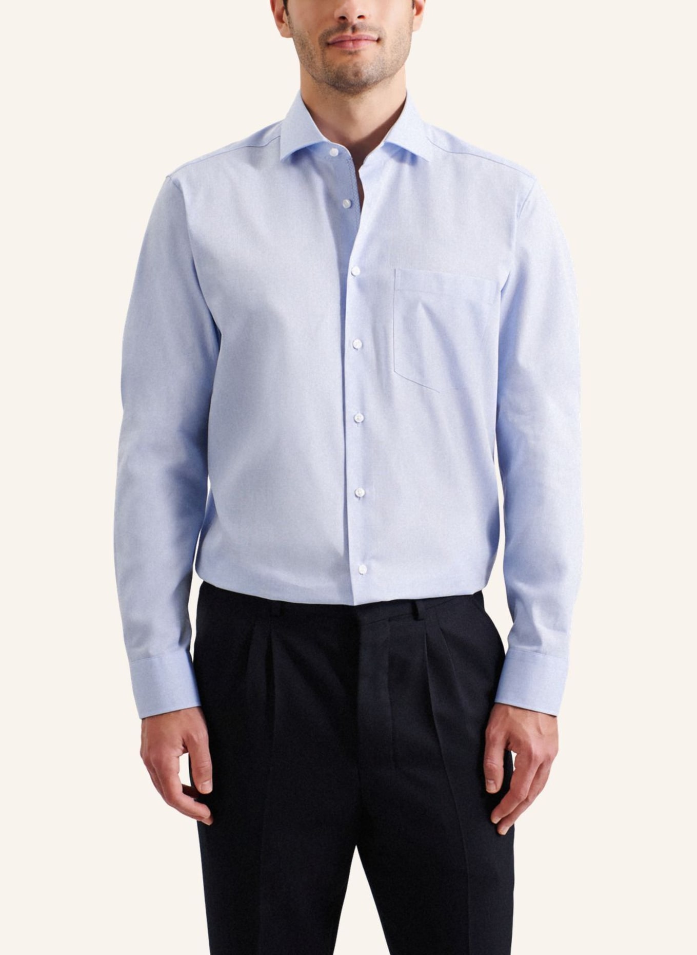 seidensticker Business Hemd Regular Fit: HELLBLAU