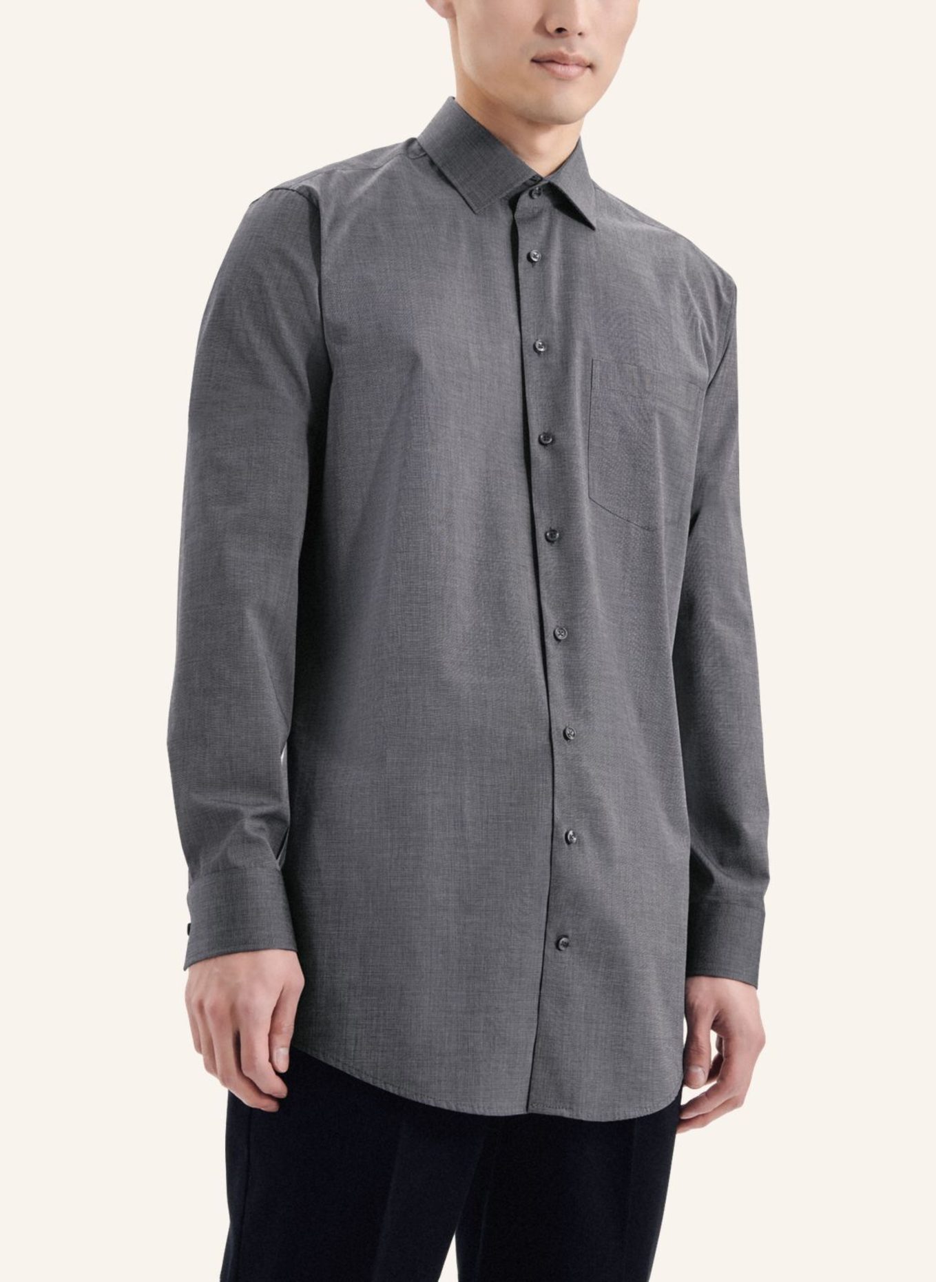 seidensticker Business Hemd Regular Fit: GRAU