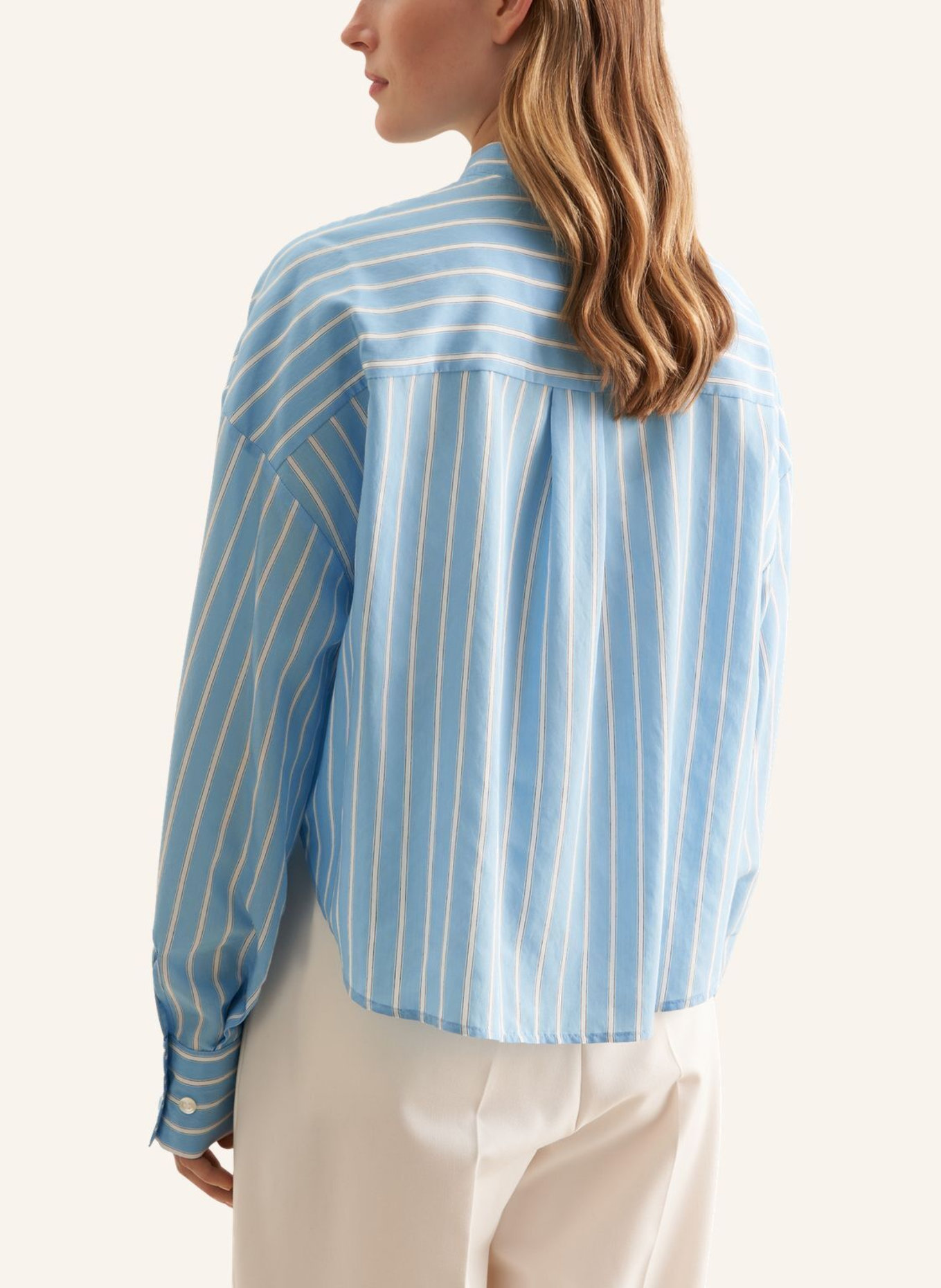 seidensticker Stehkragenbluse: BLAU