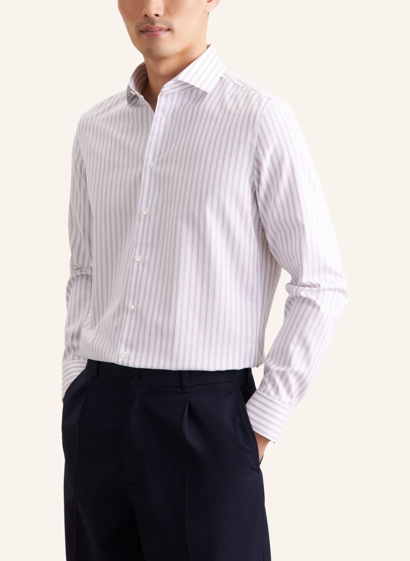 seidensticker Business Hemd Slim Fit: GRAU